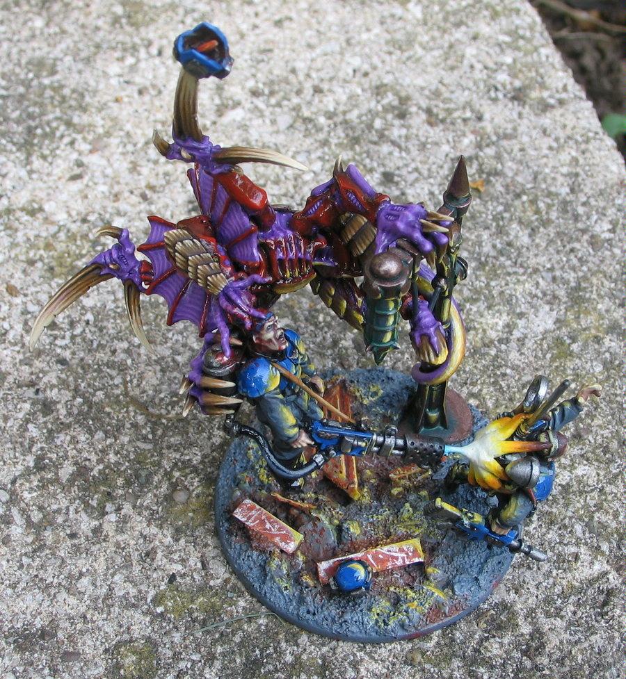 Conversion, Diorama, Gore, Lictor, Tyranids, Warhammer 40,000