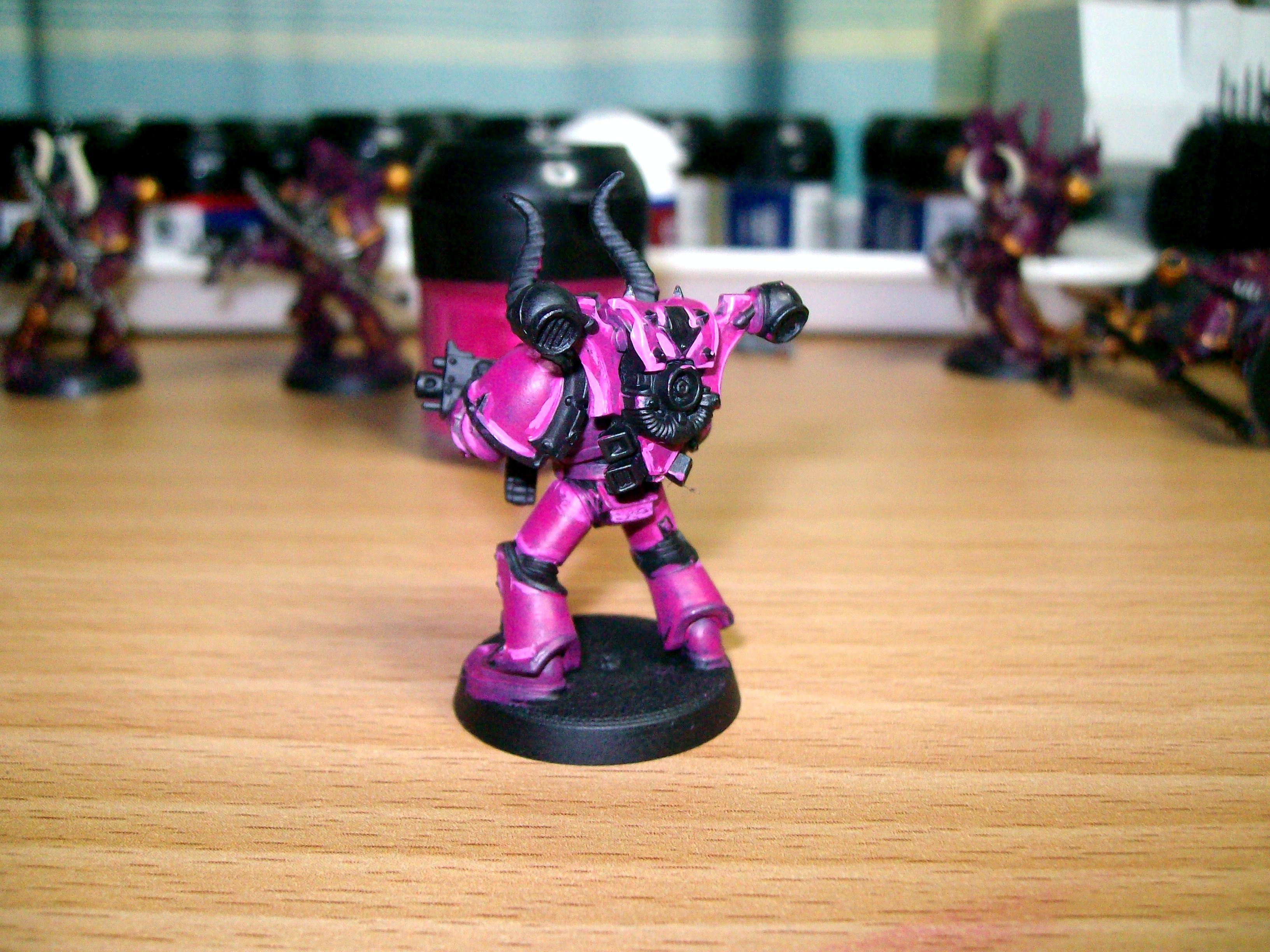 Chaos, Pink, Rear View