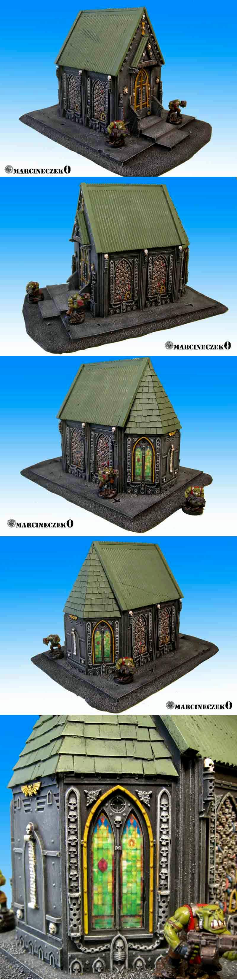 40k Terrain, Chapel, Temple, Terrain