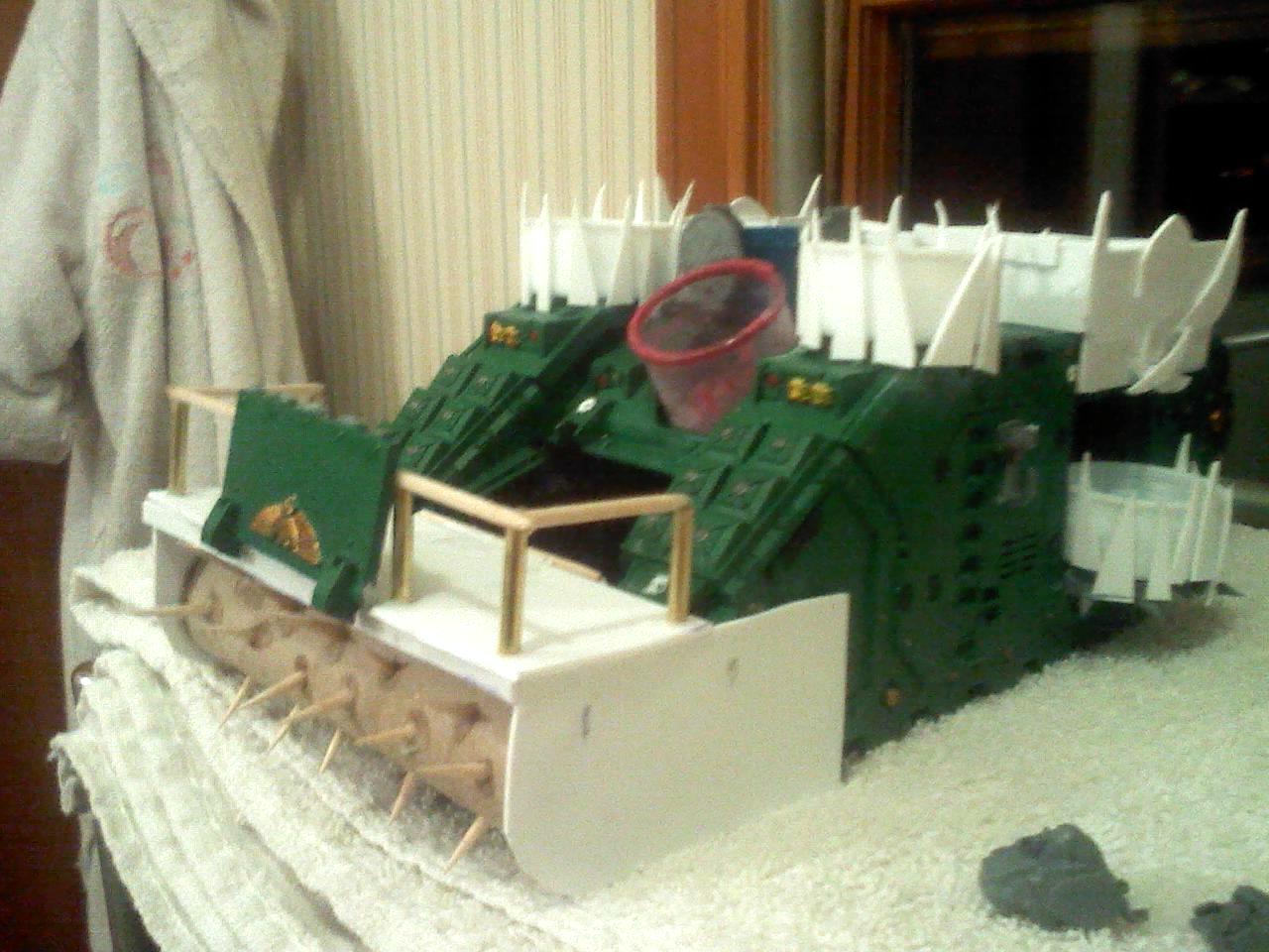 Battleraider, Battlewagon, Deff Rolla, Lobba, Orks, Work In Progress