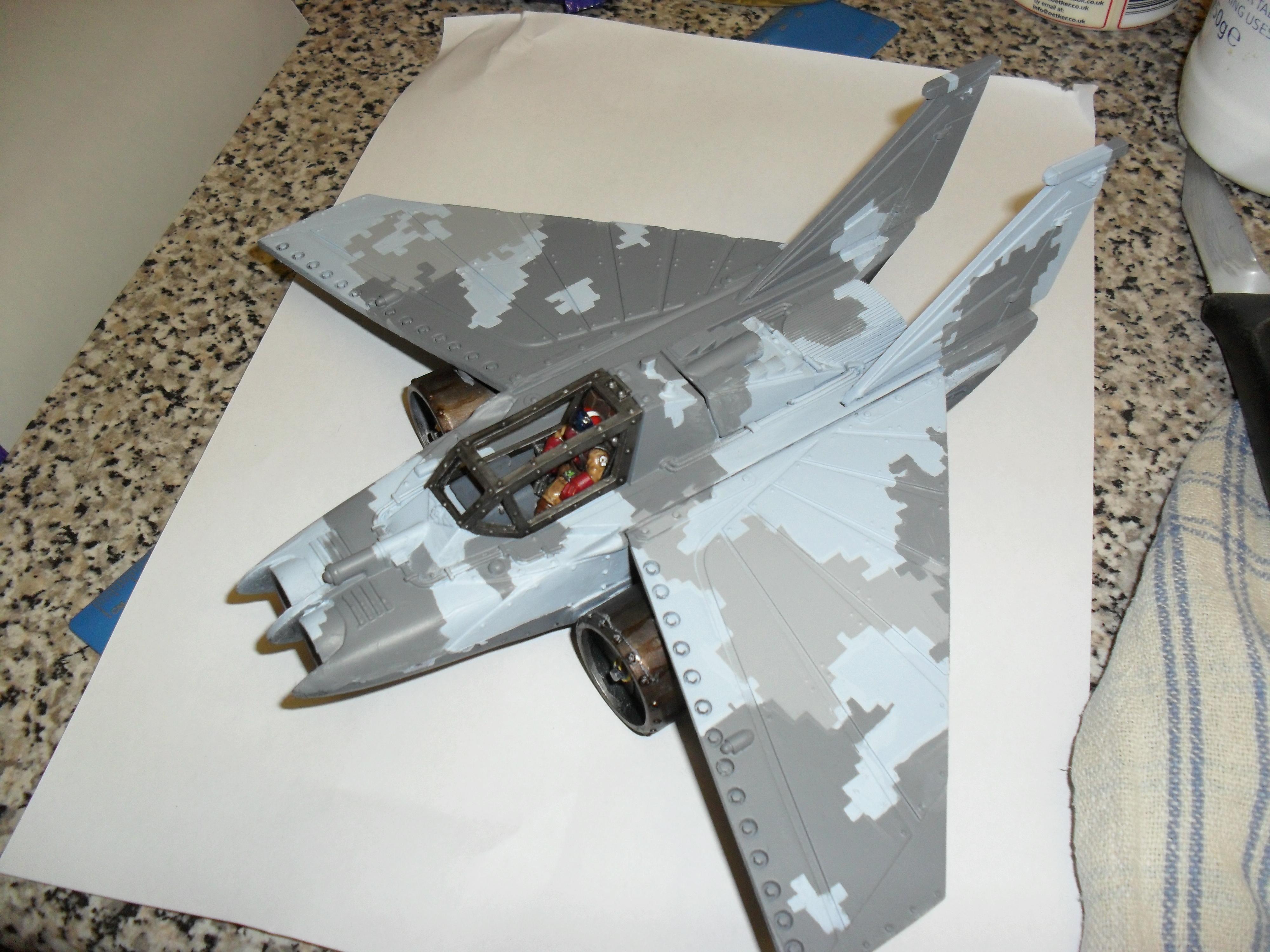 Areonautica, Camouflage, Digital, Fighter, Imperial Guard, Lightning, Urban