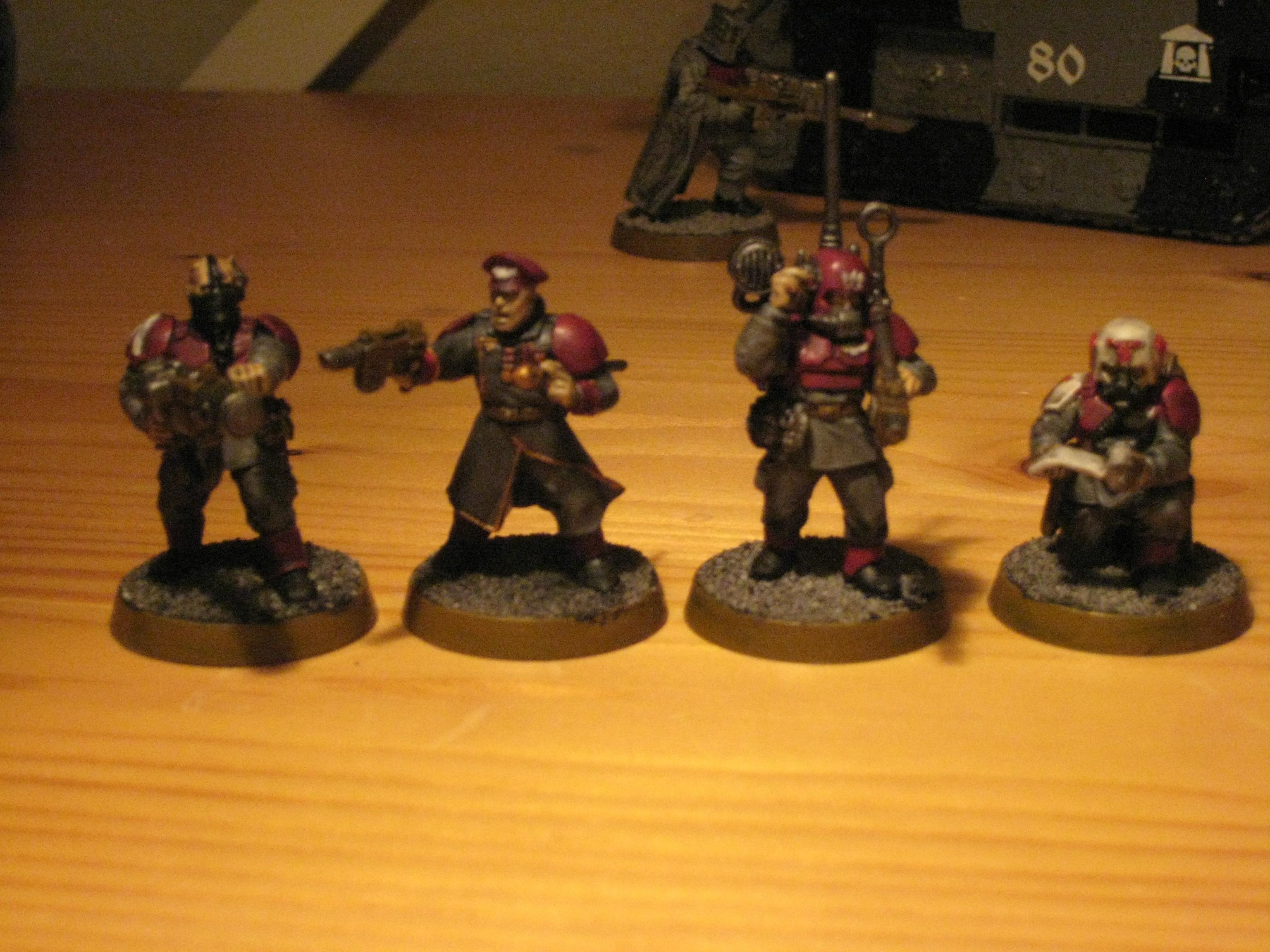 Cadians, Command Squad, Imperial Guard, Warhammer 40,000