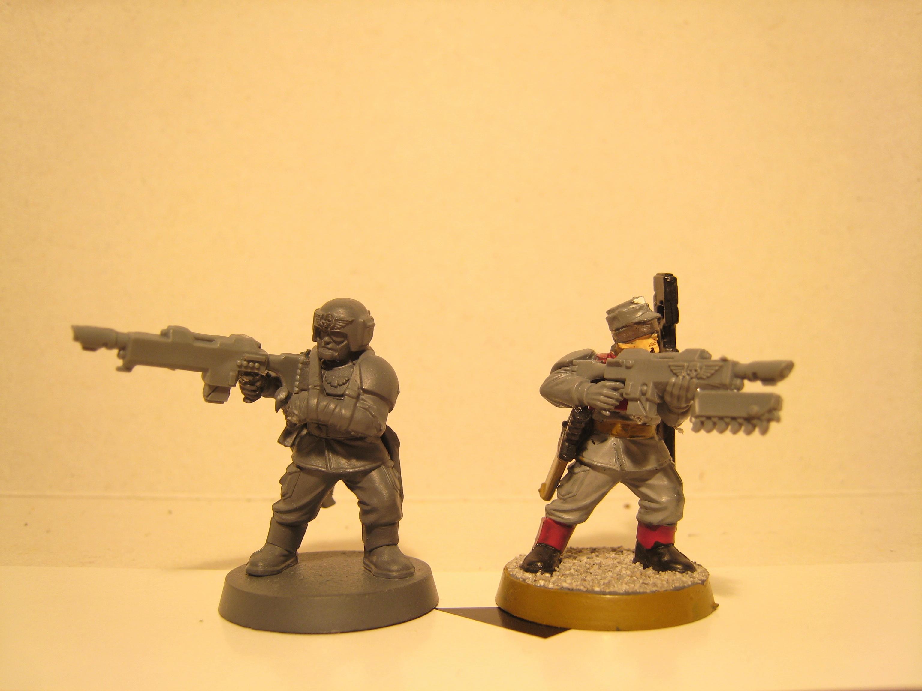 Hardened Vets(One on the right is not done painted thats why he is messy)