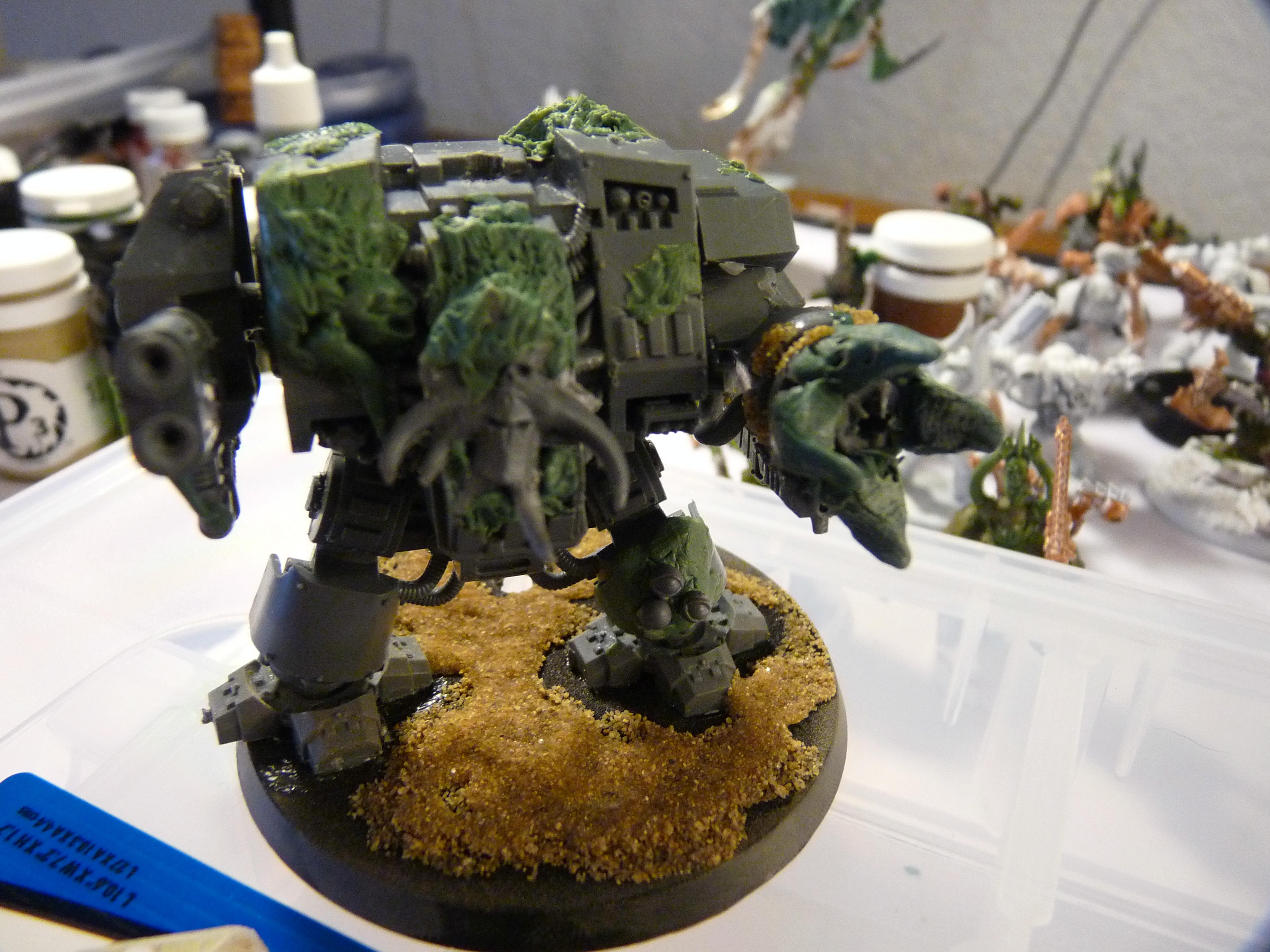 Chaos, Chaos Space Marines, Conversion, Dreadnought, Nurgle