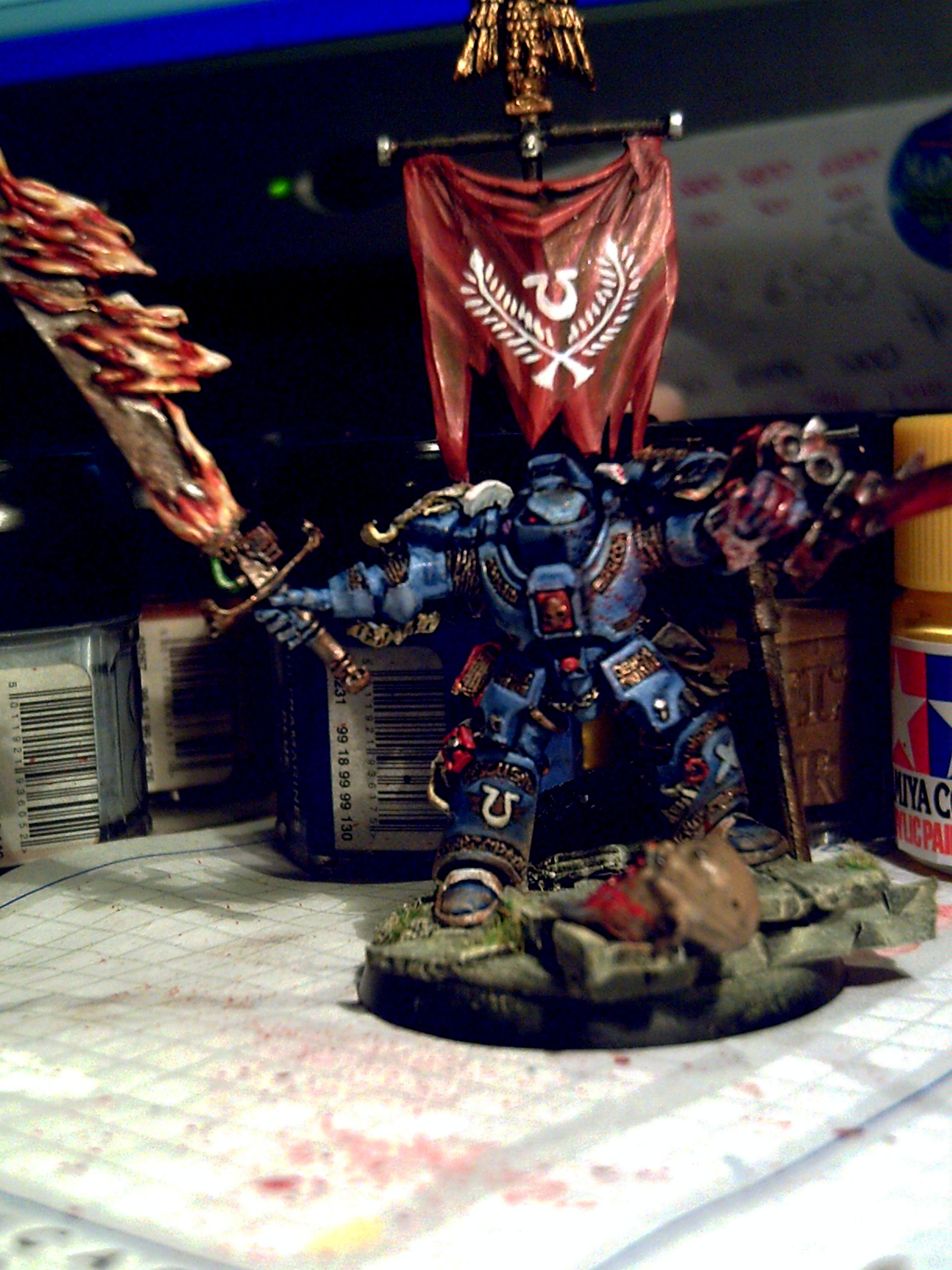 Conversion, Grey Knights, Space Marines, Terminator Armor, Ultramarines, Warhammer 40,000