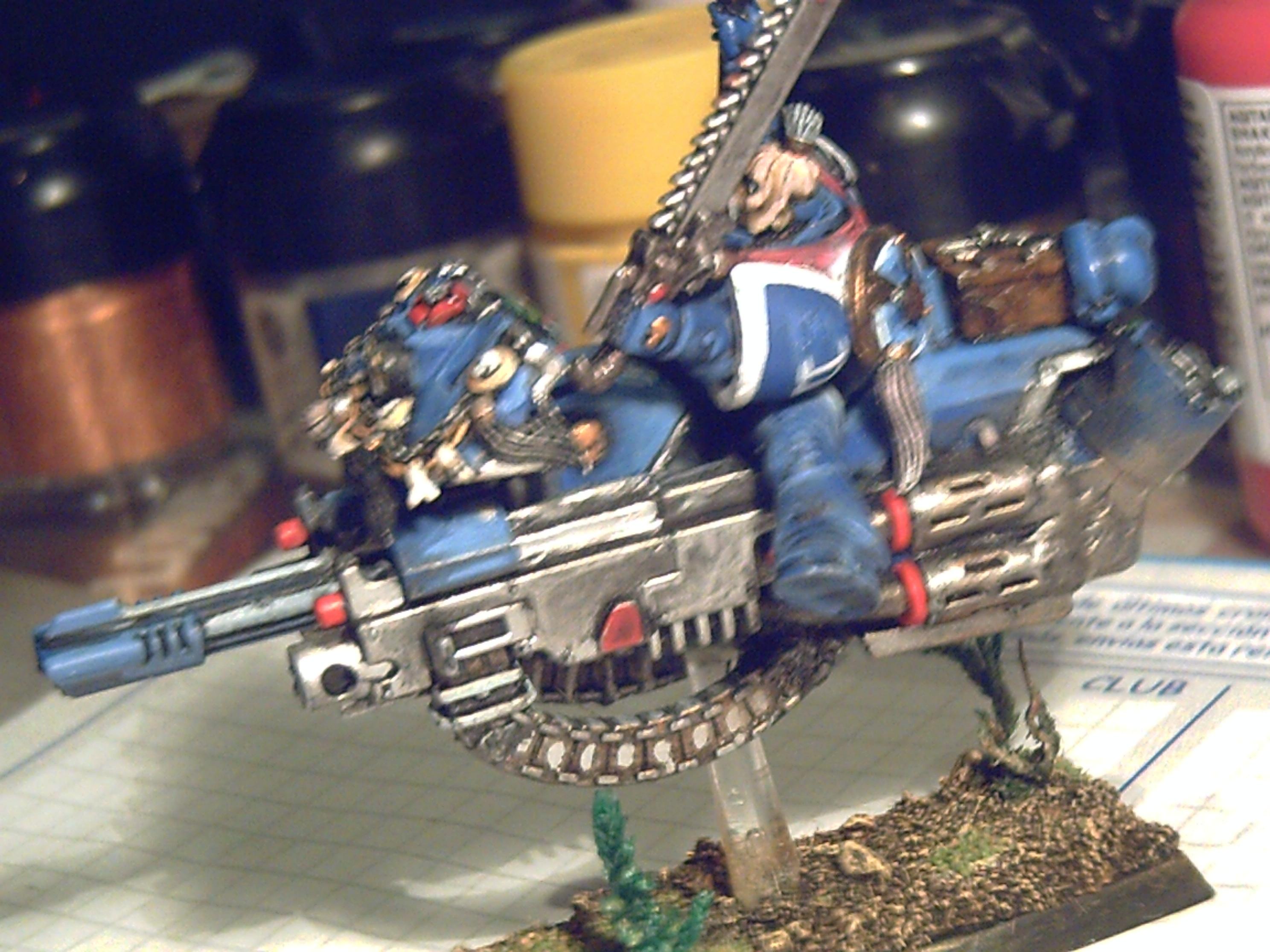 Blurred Photo, Jetbike, Ultramarines