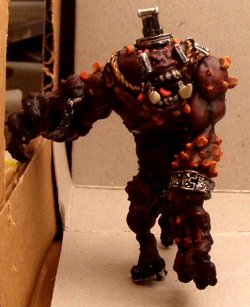 Dire Troll Blitzer, Hordes, Trollbloods, Work In Progress