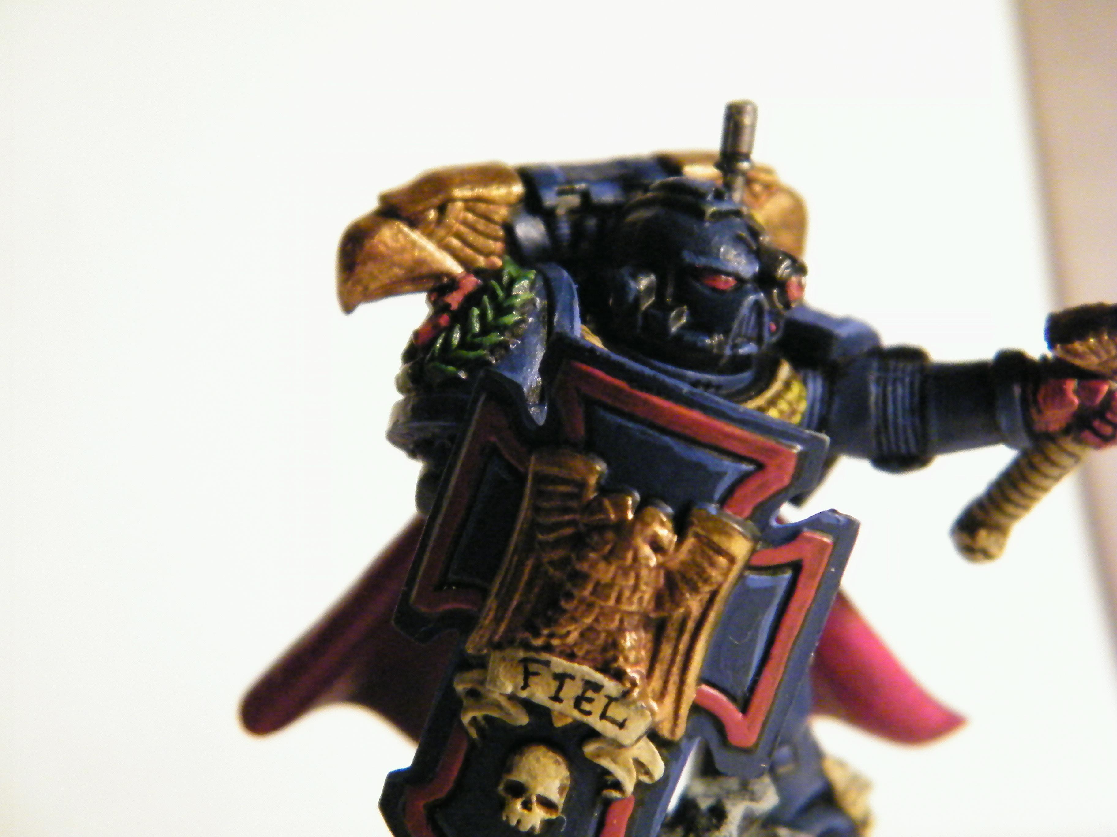 Captain, Crimson Fists, Space Marines, Warhammer 40,000