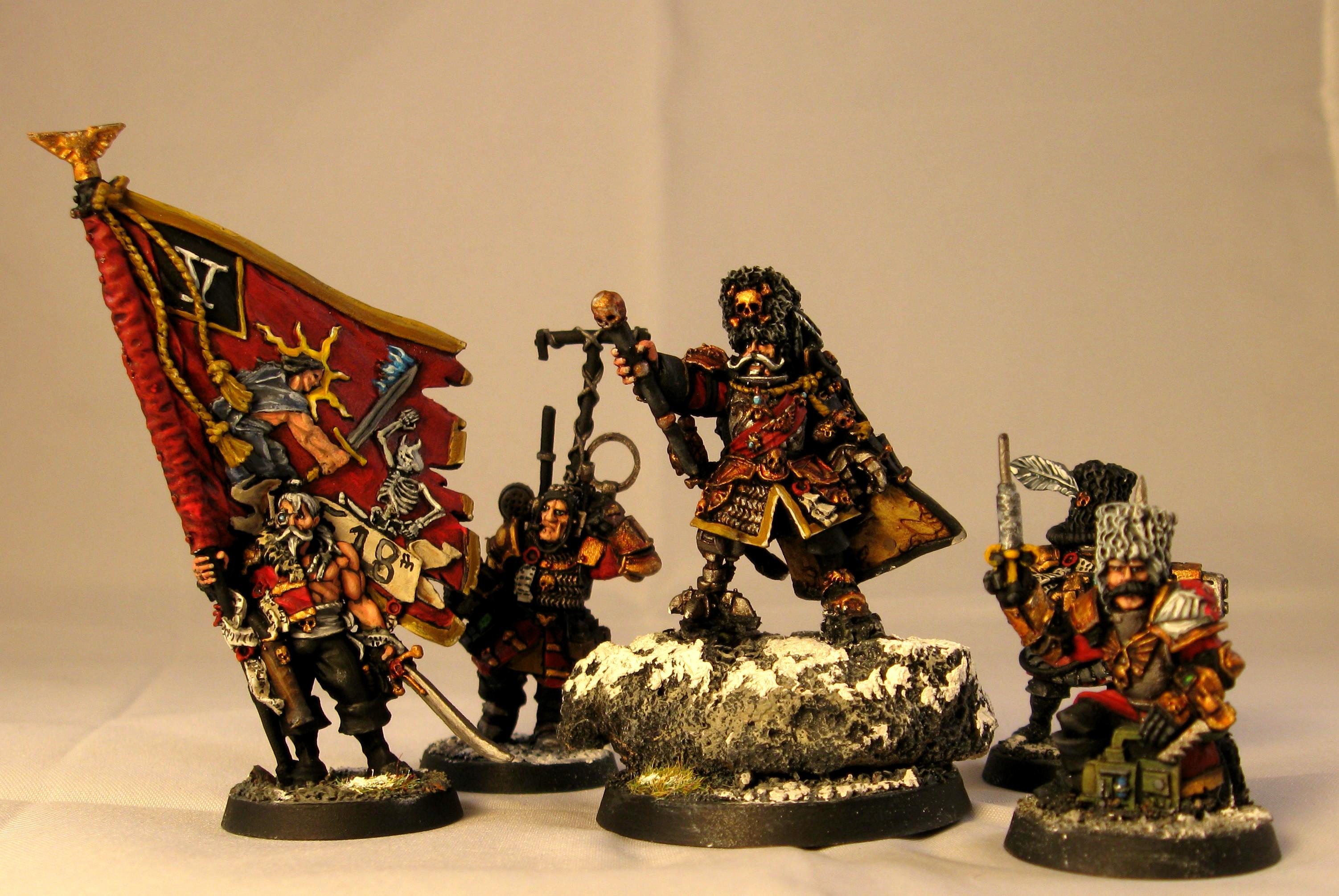 Command Squad, Imperial Guard, Officer, Vostroyan