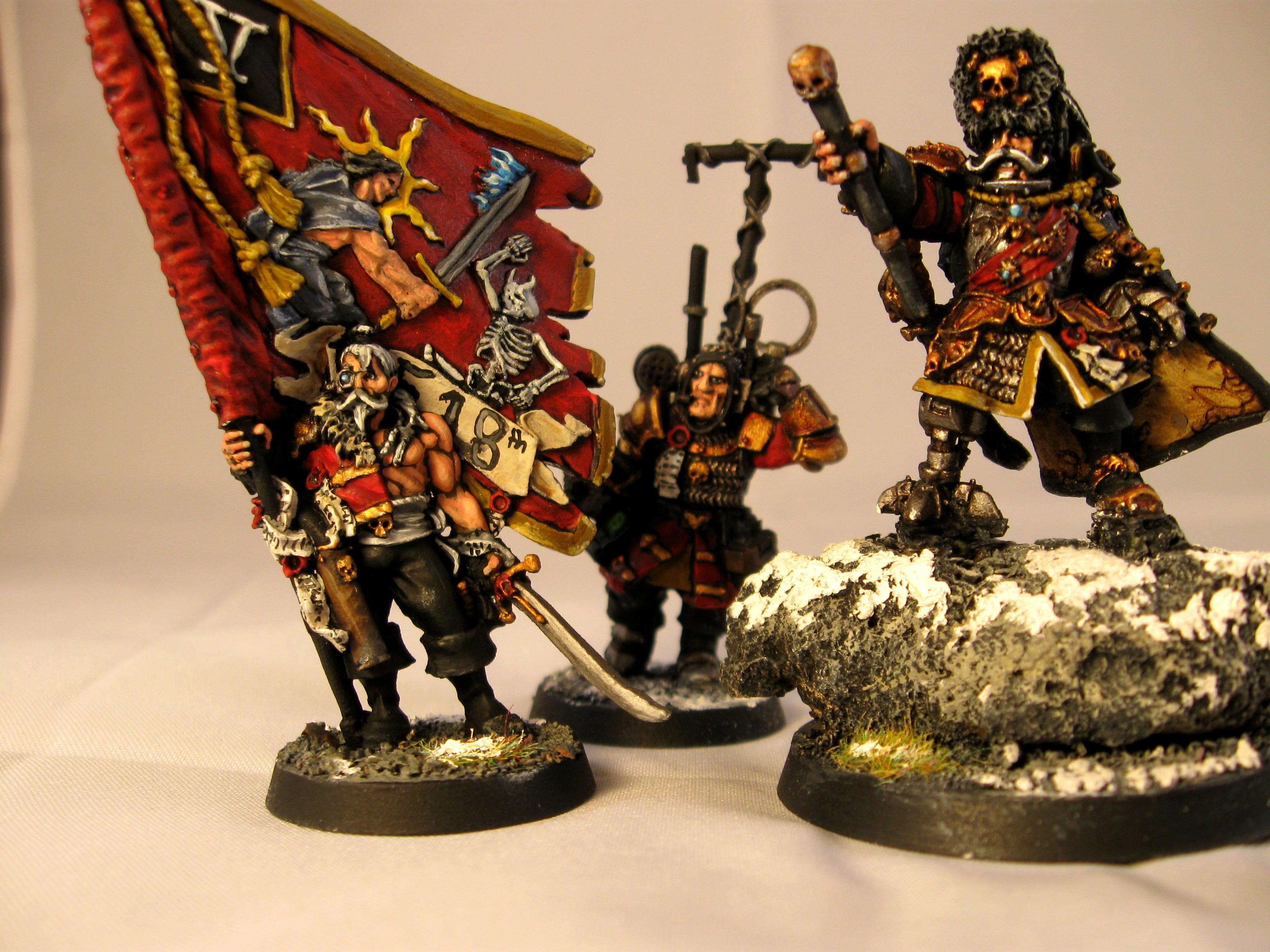 Imperial Guard, Officer, Red, Snow, Vostroyan