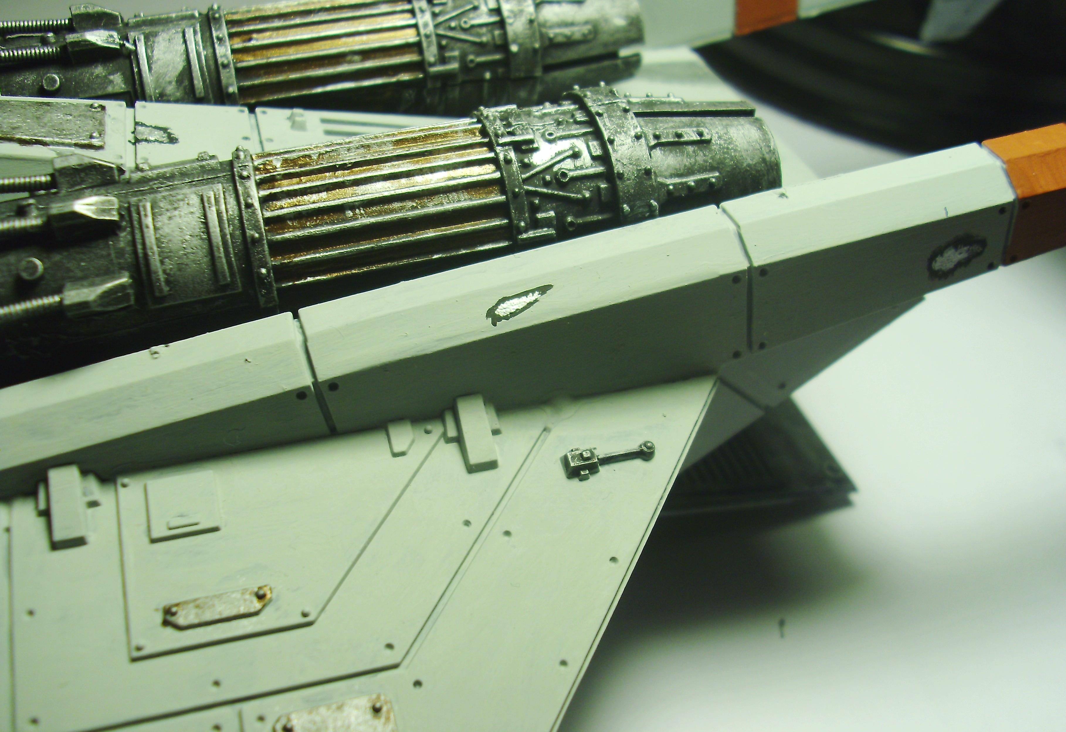 Battle Damage, Imperial Guard, Valkyrie, Weathered