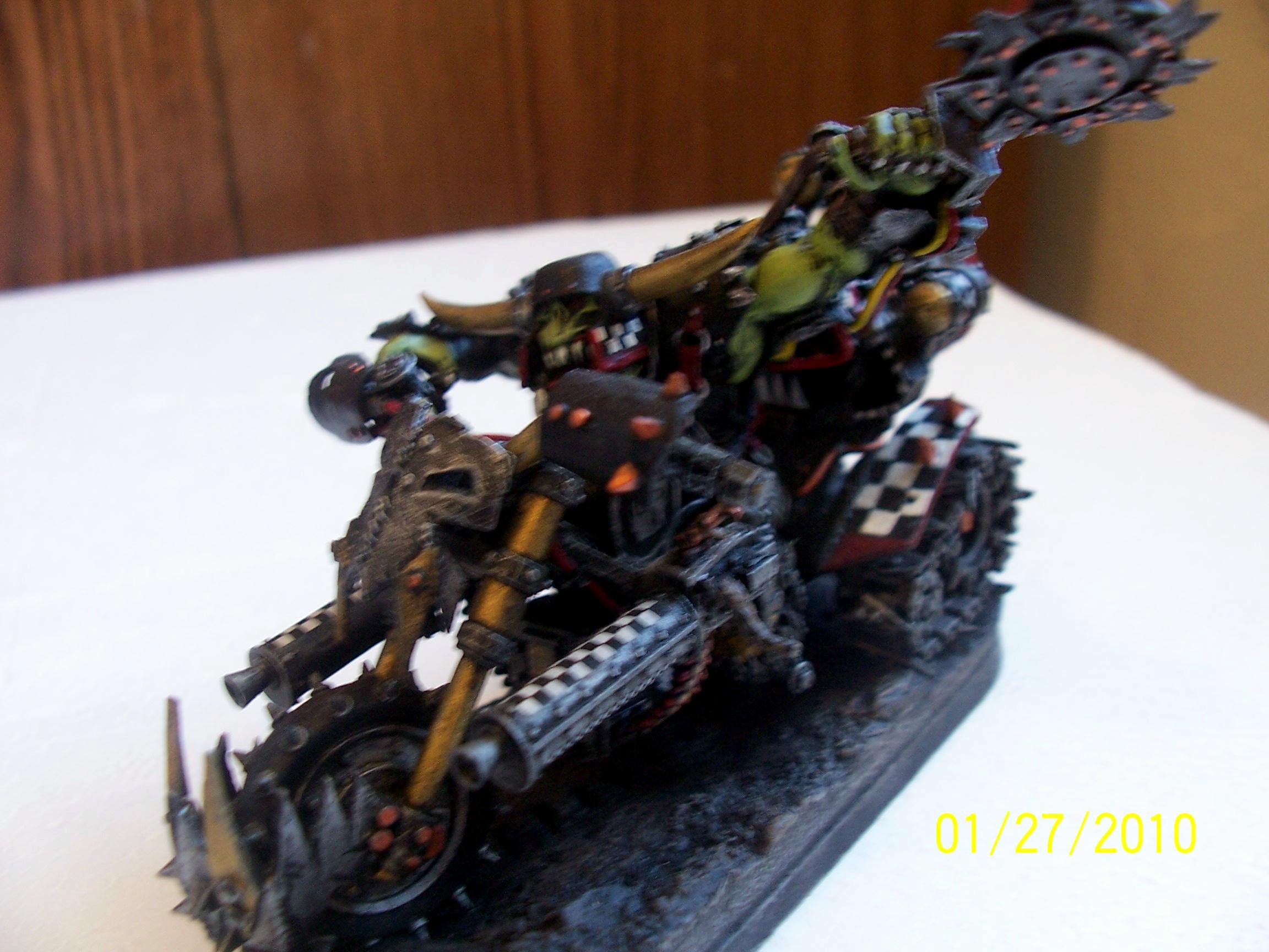 Forge World, Ork Forgeworld Forge World Warboss, Orks, Warbike, Warboss