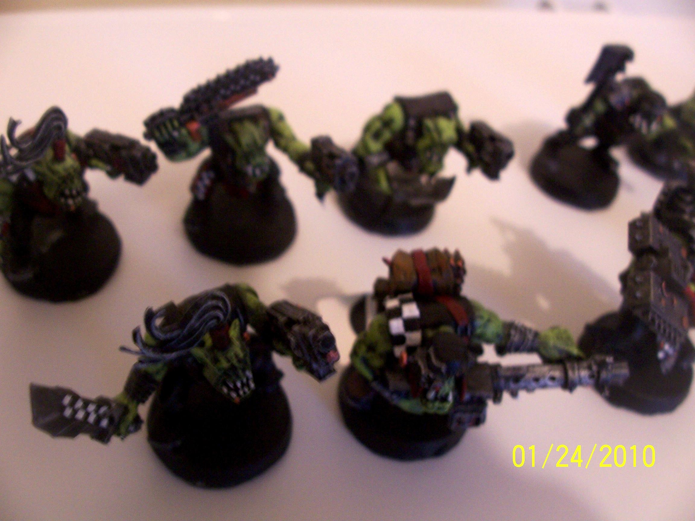 Boy, Goff, Orks, Goff Ork Boyz