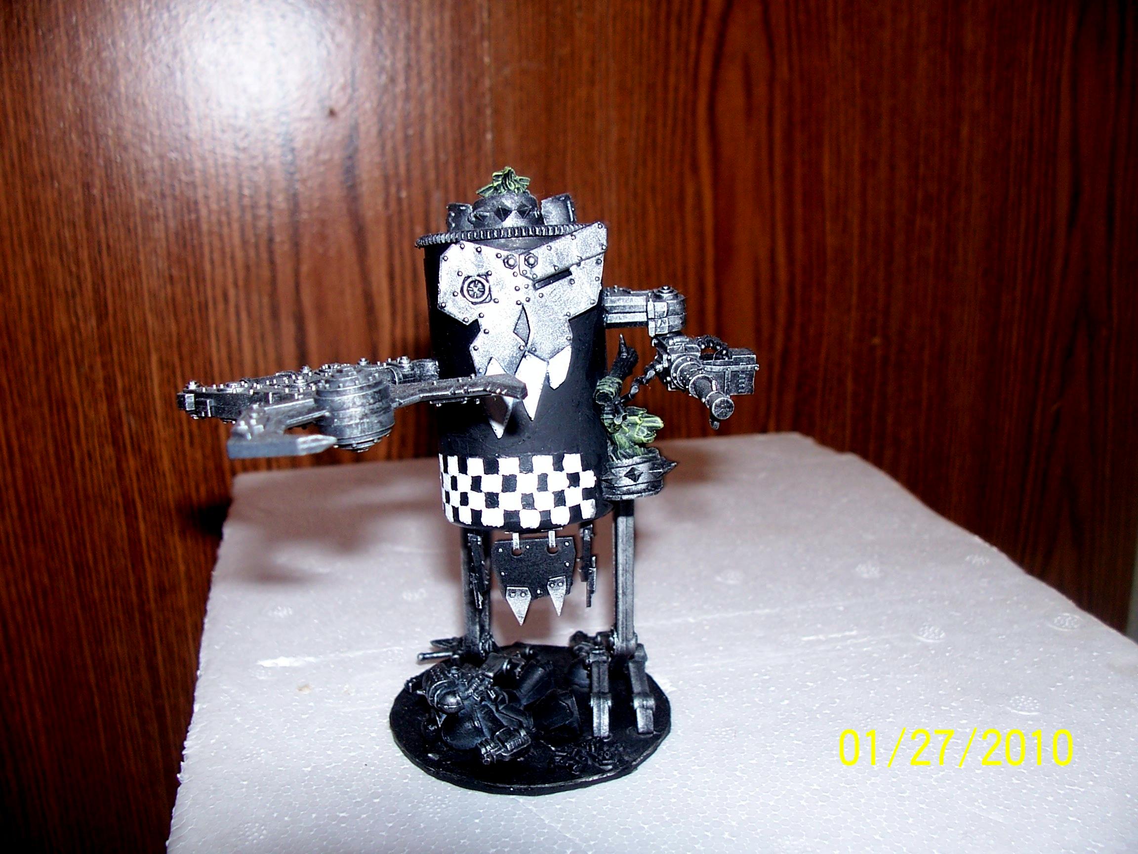 Goff, Homemade, Killa Kan, Ork Killa Kan, Orks, Ultramarines, Warhammer 40,000, Work In Progress