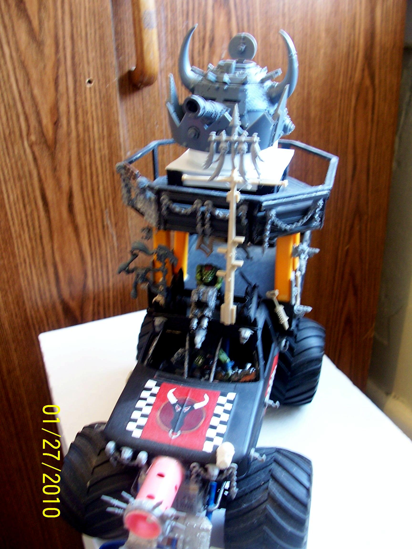 Battlewagon, Ork Battlewagon, Orks, Work In Progress