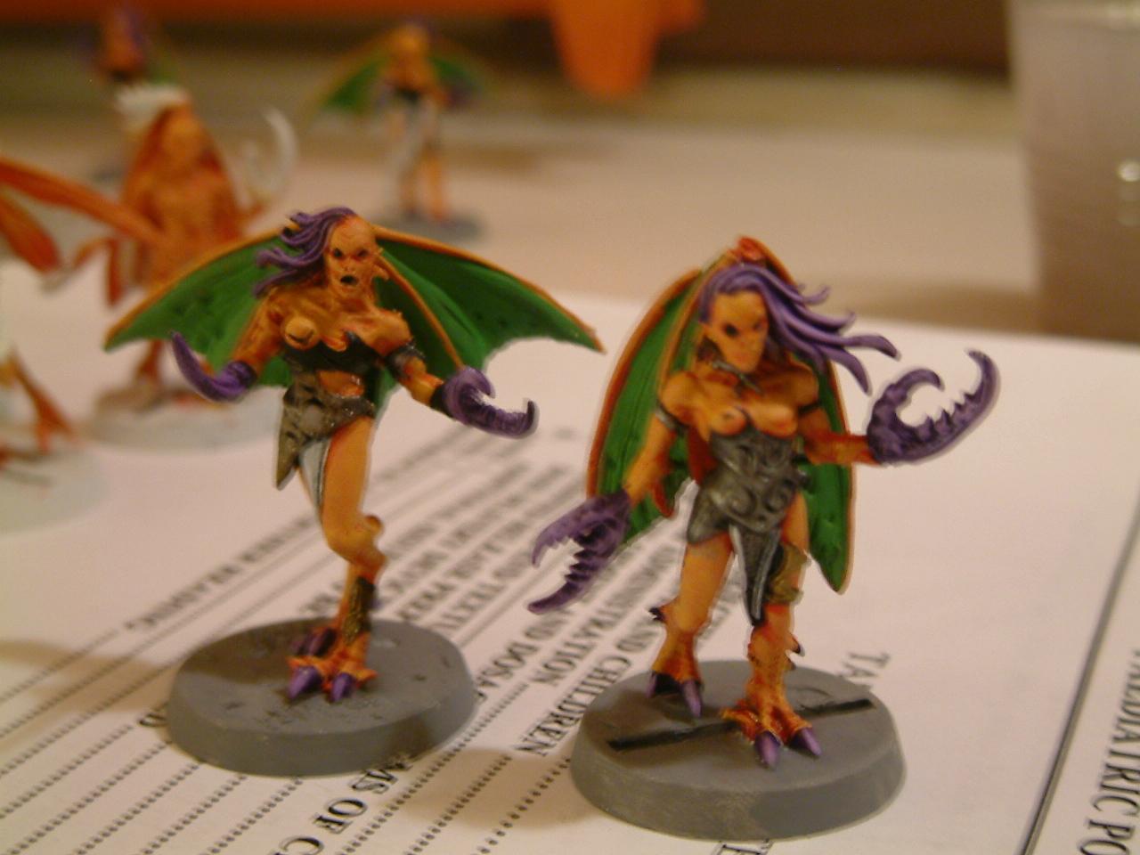 Chaos, Classic, Daemonettes, Daemons, Fiends, Green, Old, Orange, Out Of Production, Purple, Slaanesh, Warhammer 40,000