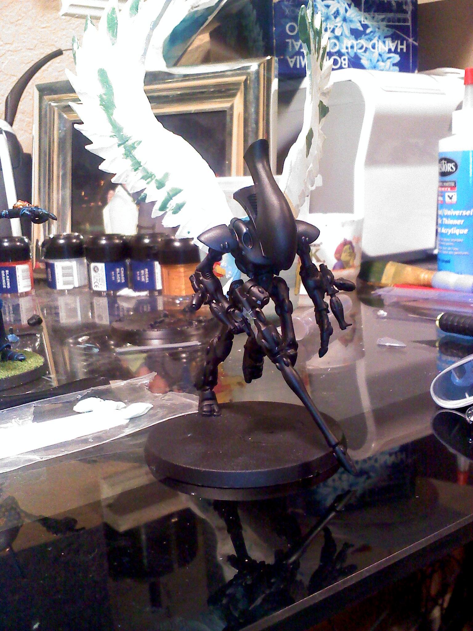 Conversion, Eldar, Scratch Build, Swooping Hawks, Work In Progress, Wraithhawk, Wraithlord