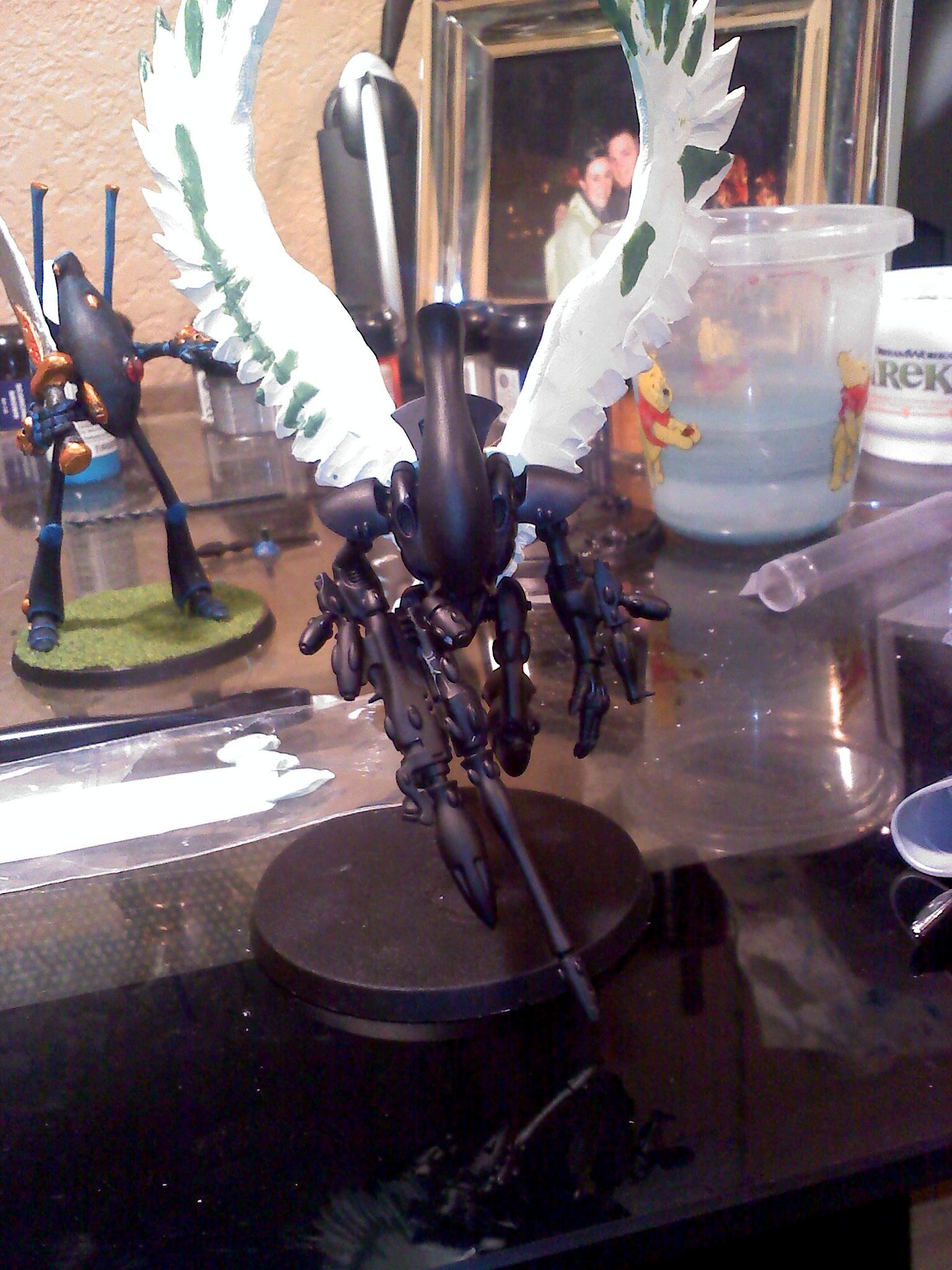Conversion, Eldar, Scratch Build, Swooping Hawks, Work In Progress, Wraithhawk, Wraithlord