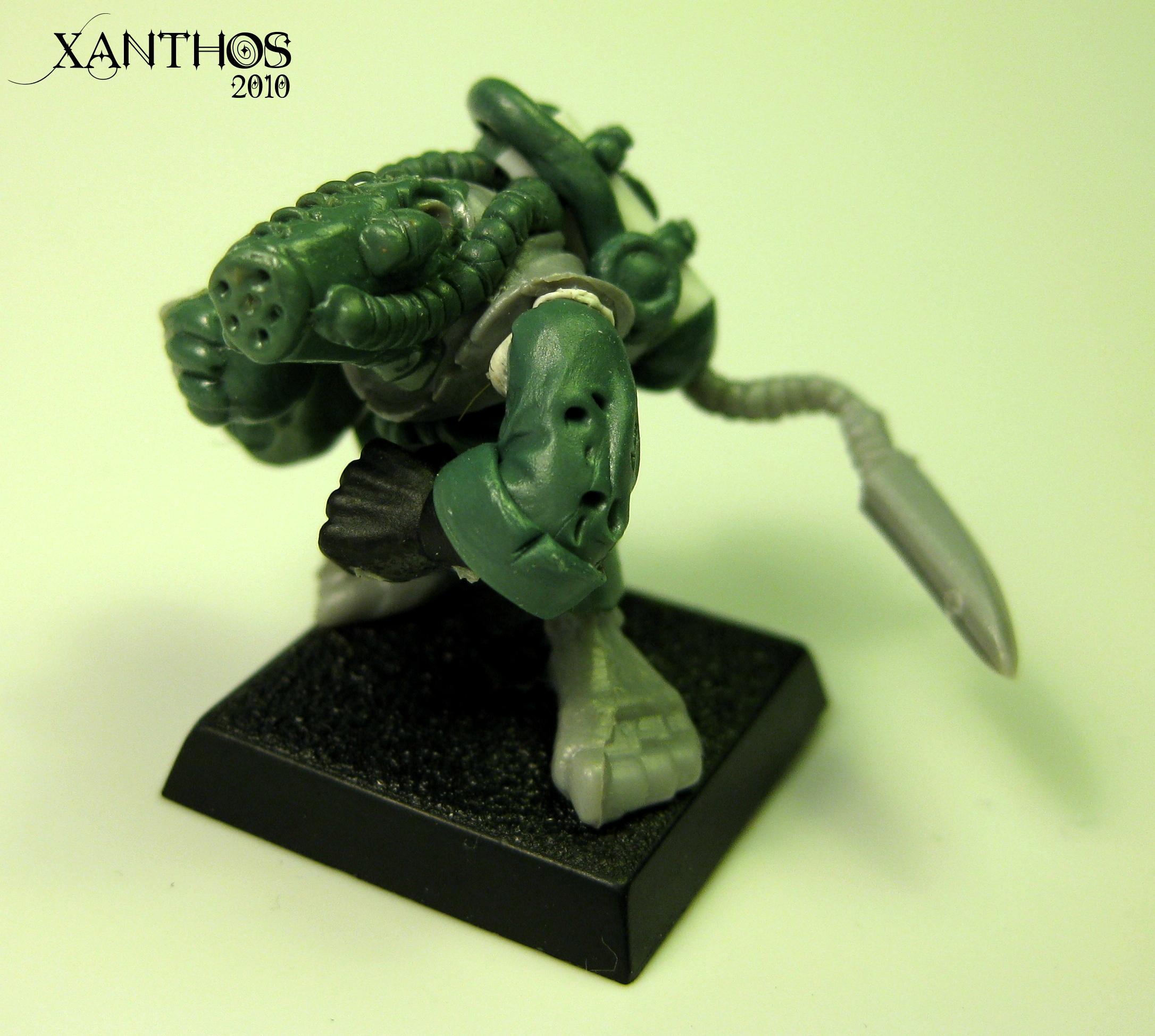 Globadier, Greenstuff, Skaven, Work In Progress