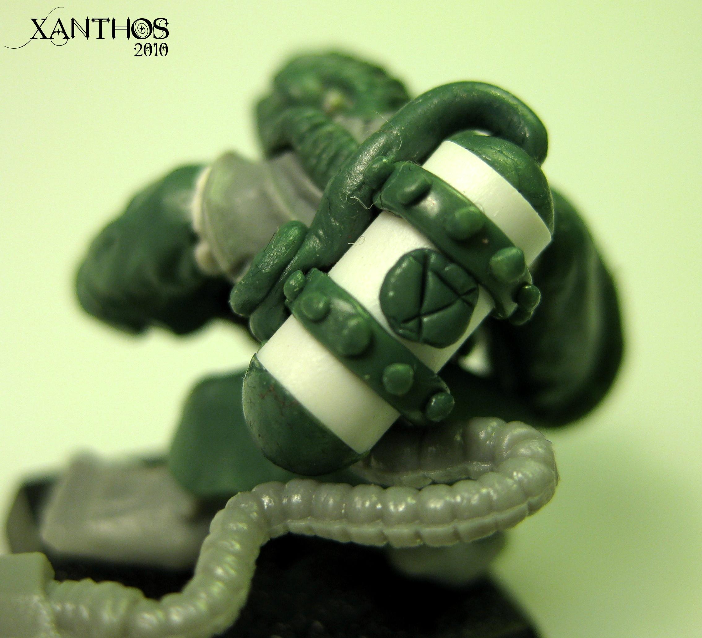 Globadier, Greenstuff, Skaven, Work In Progress