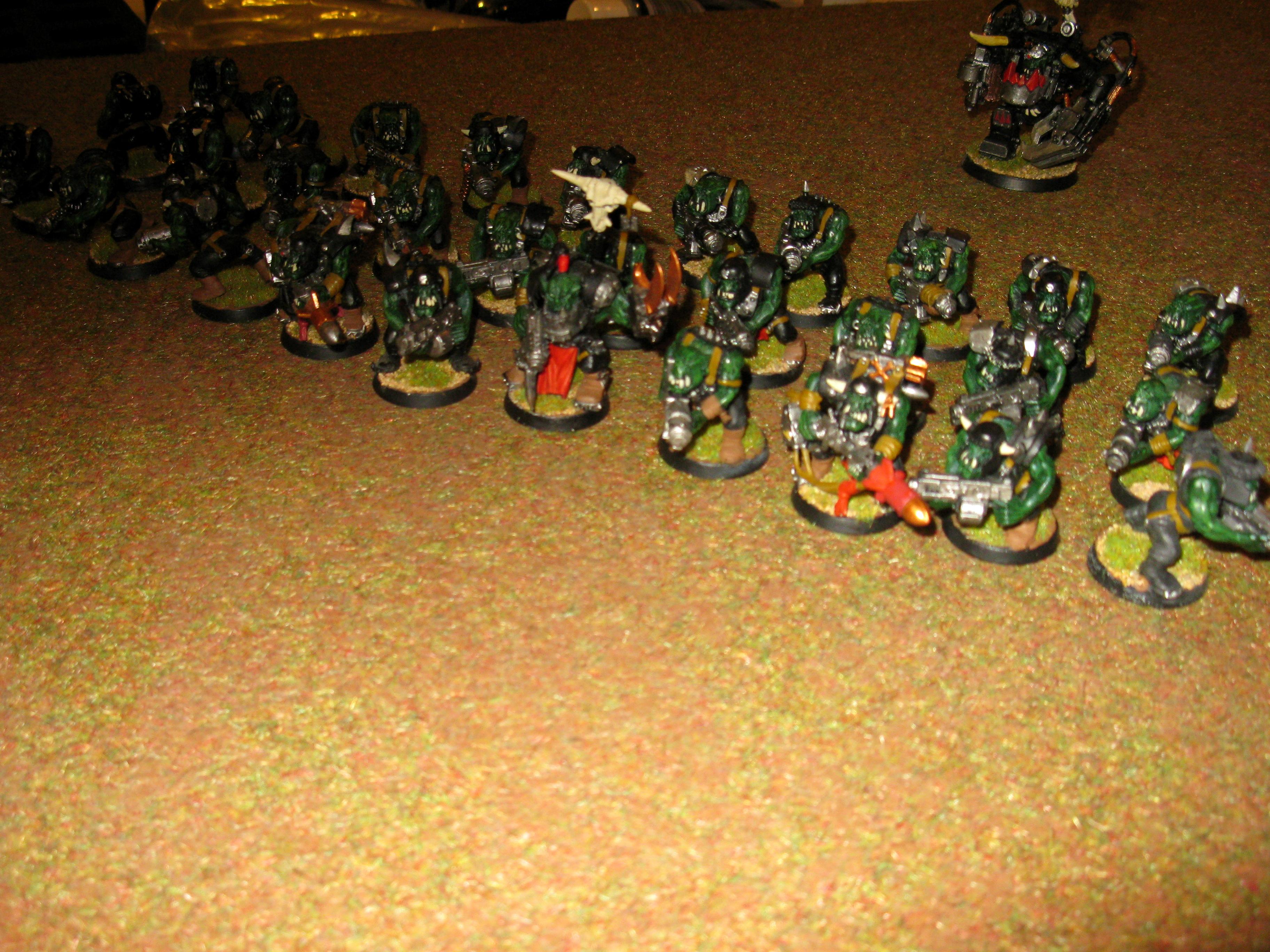 Orks, Shootas so far away you can't see them!