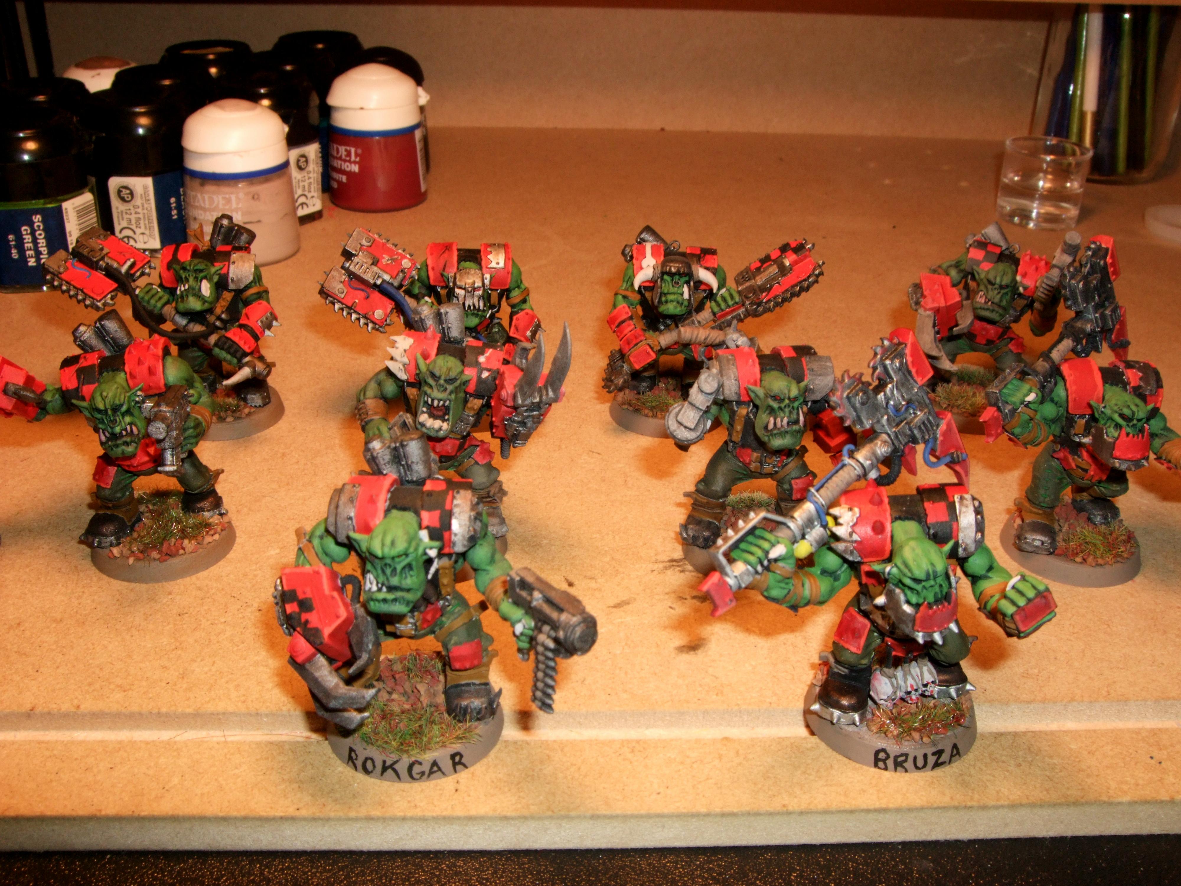 Big Choppa, Choppa, Nob, Orks, Painted, Power Klaw, Powerklaw