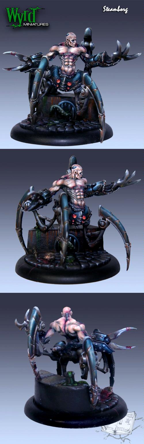 Cyborg, Malifaux, Spider, Steampunk, Wyrd