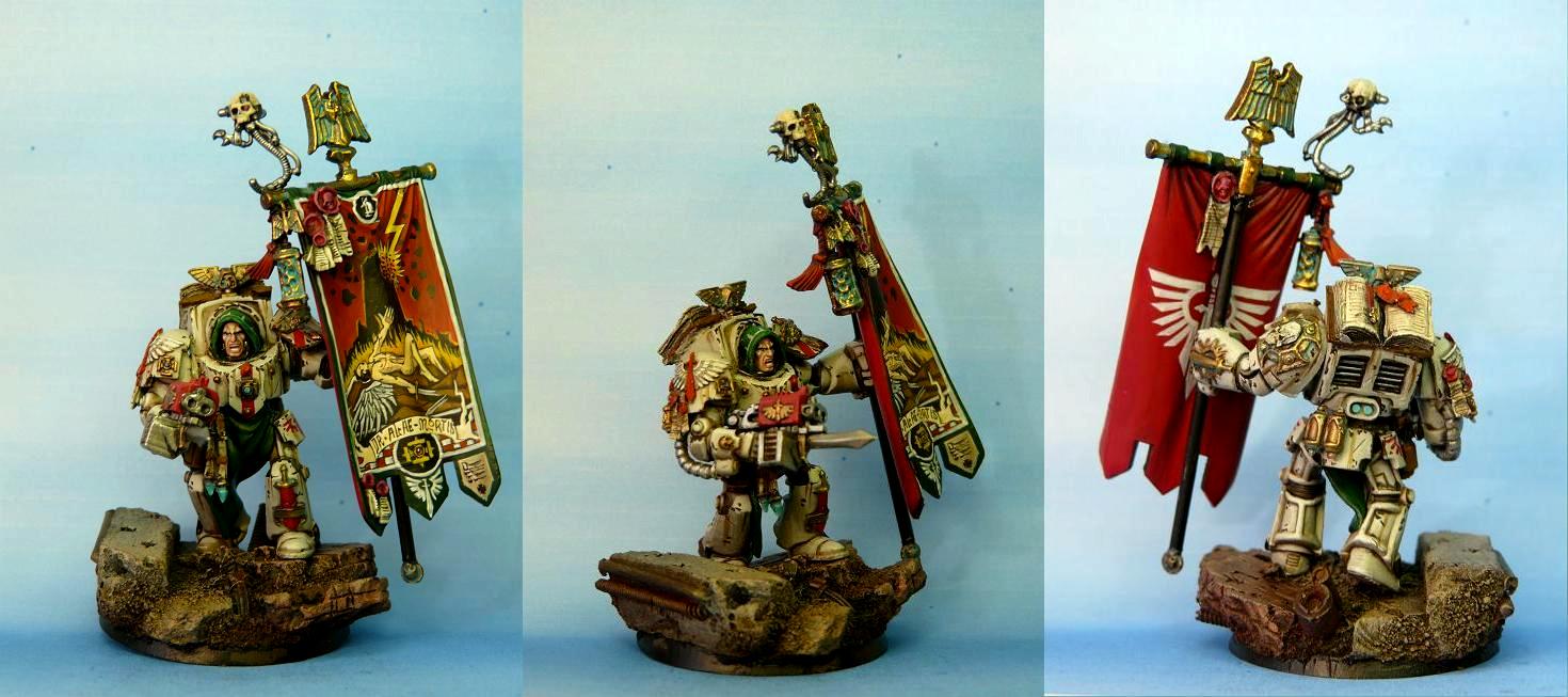 Adeptus Astartes, Banner, Dark Angels, Deathwing, Space Marines, Terminator Armor