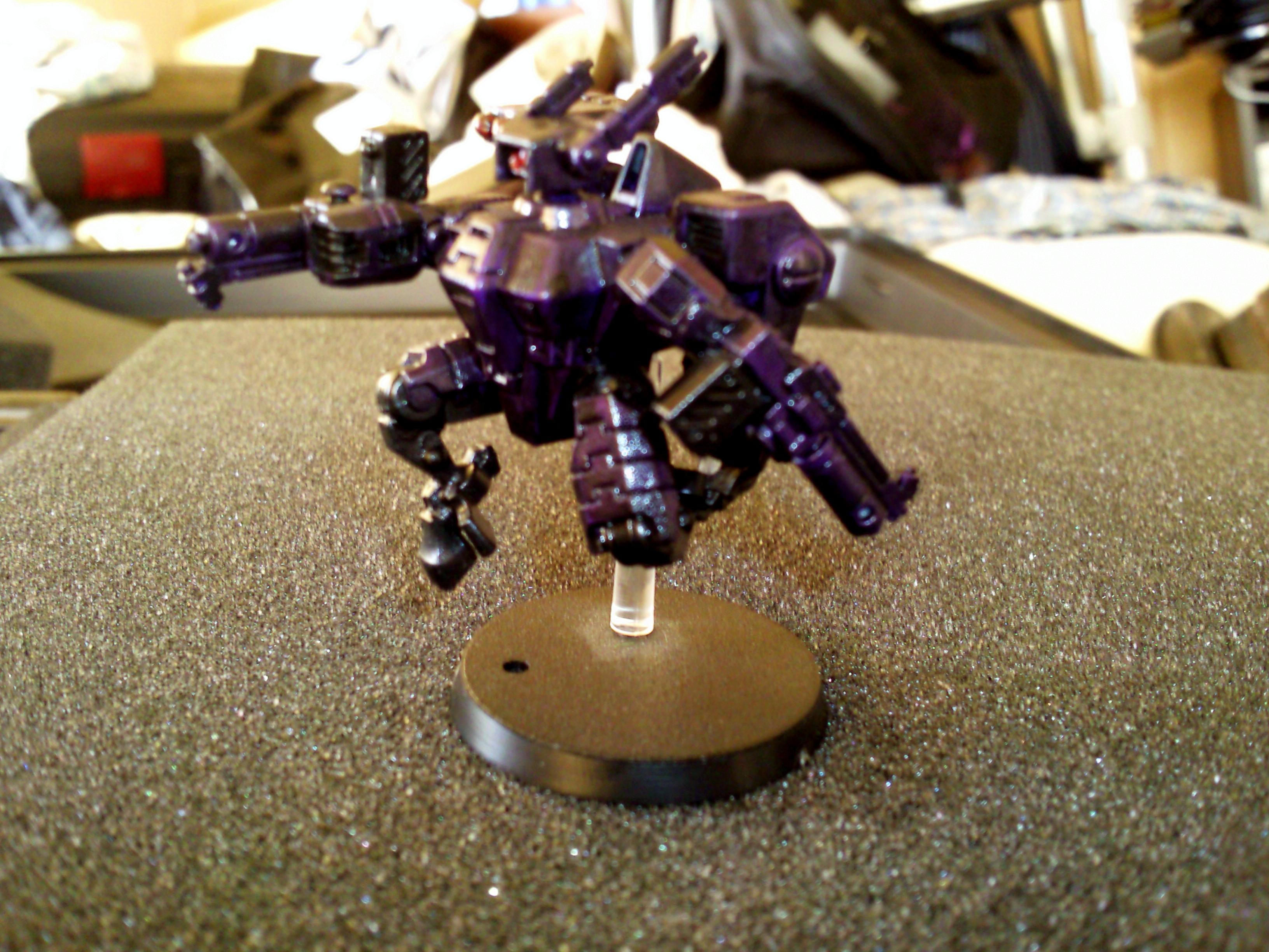 N'drasi Crisis Suit with Twinlink Flamers and Misslepod