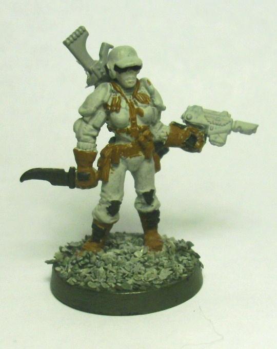 My wife's Adeptus Arbites Dark Heresy character (front)