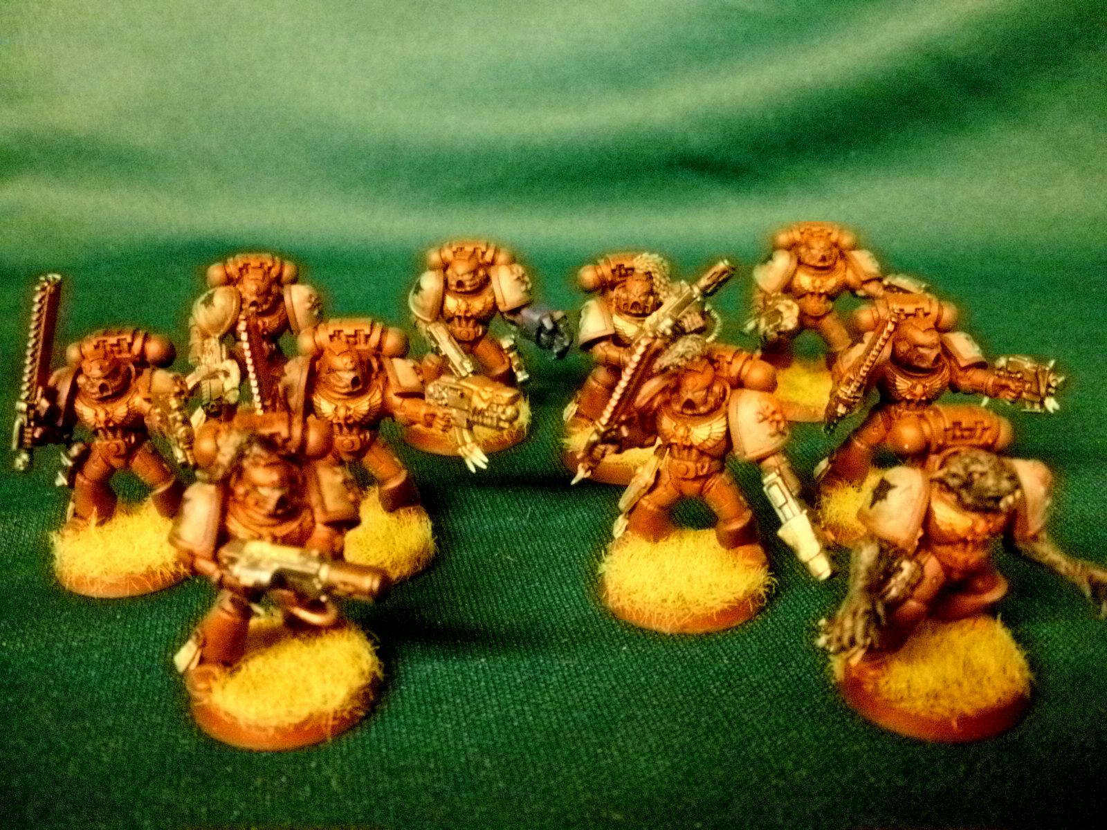 28mm, Games Workshop, Grey Hunters, Infantry, Science-fiction, Space Marines, Space Wolves, Warhammer 40,000