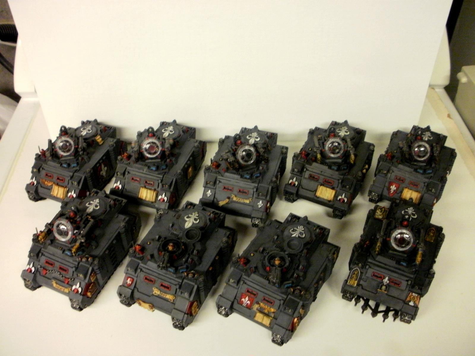 Immolator, Rhino, Sisters Of Battle