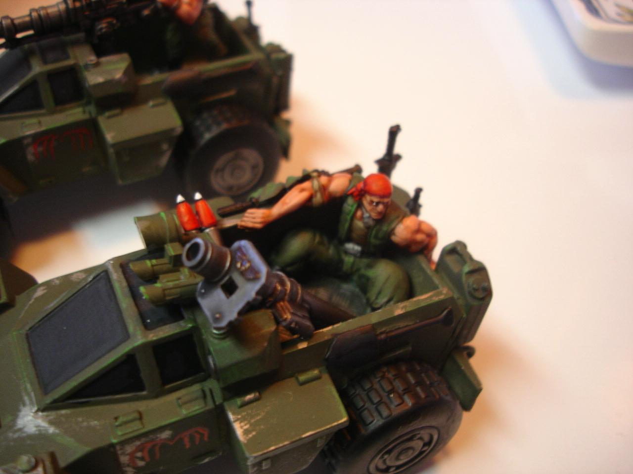 Catachan, Imperial Guard, Old Crow, Scout Car, Sentinel, Warhammer 40,000, Warhammer Fantasy