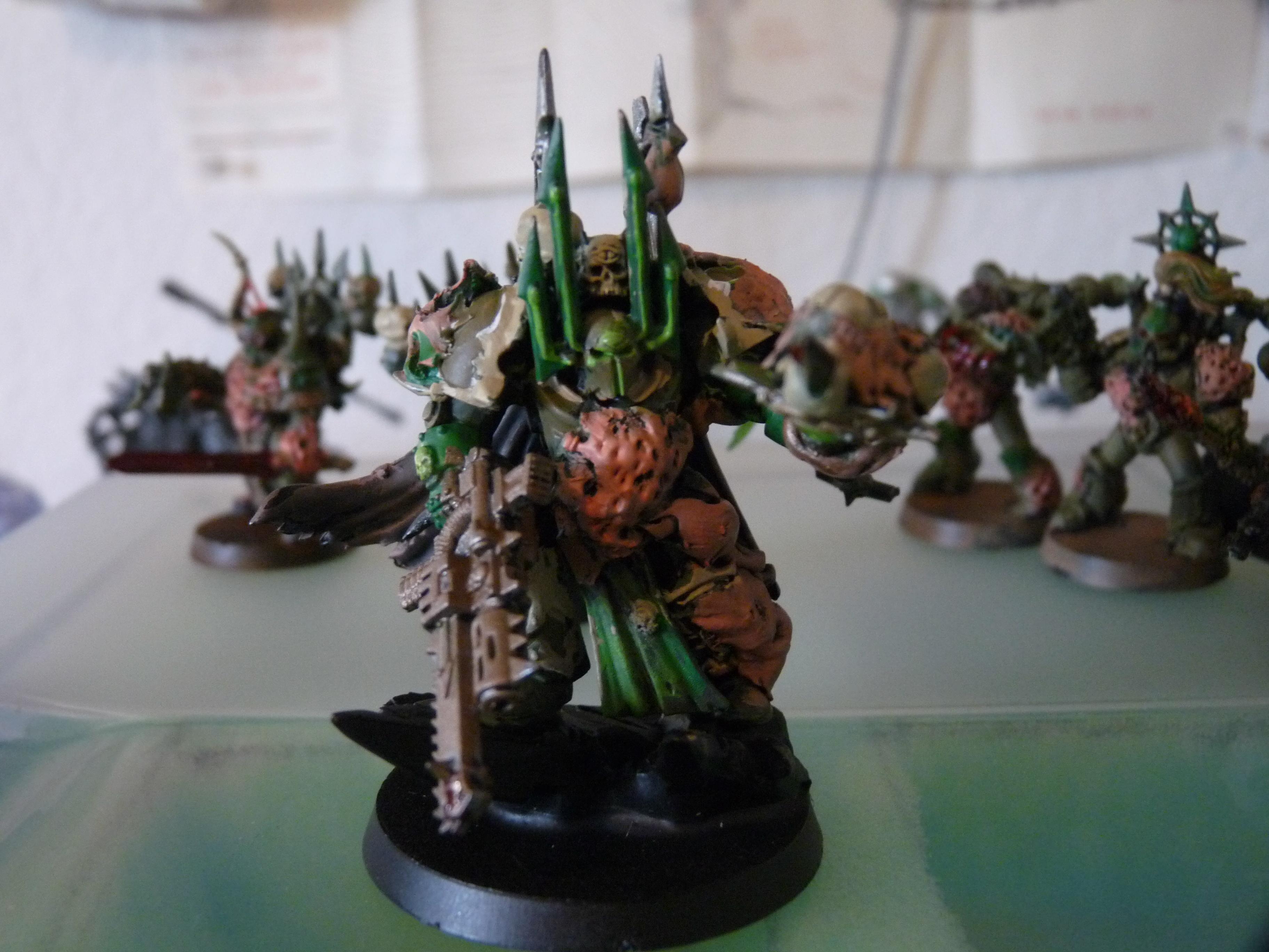 Chaos, Chaos Lord, Nurgle, Sorcerer, Terminator Armor