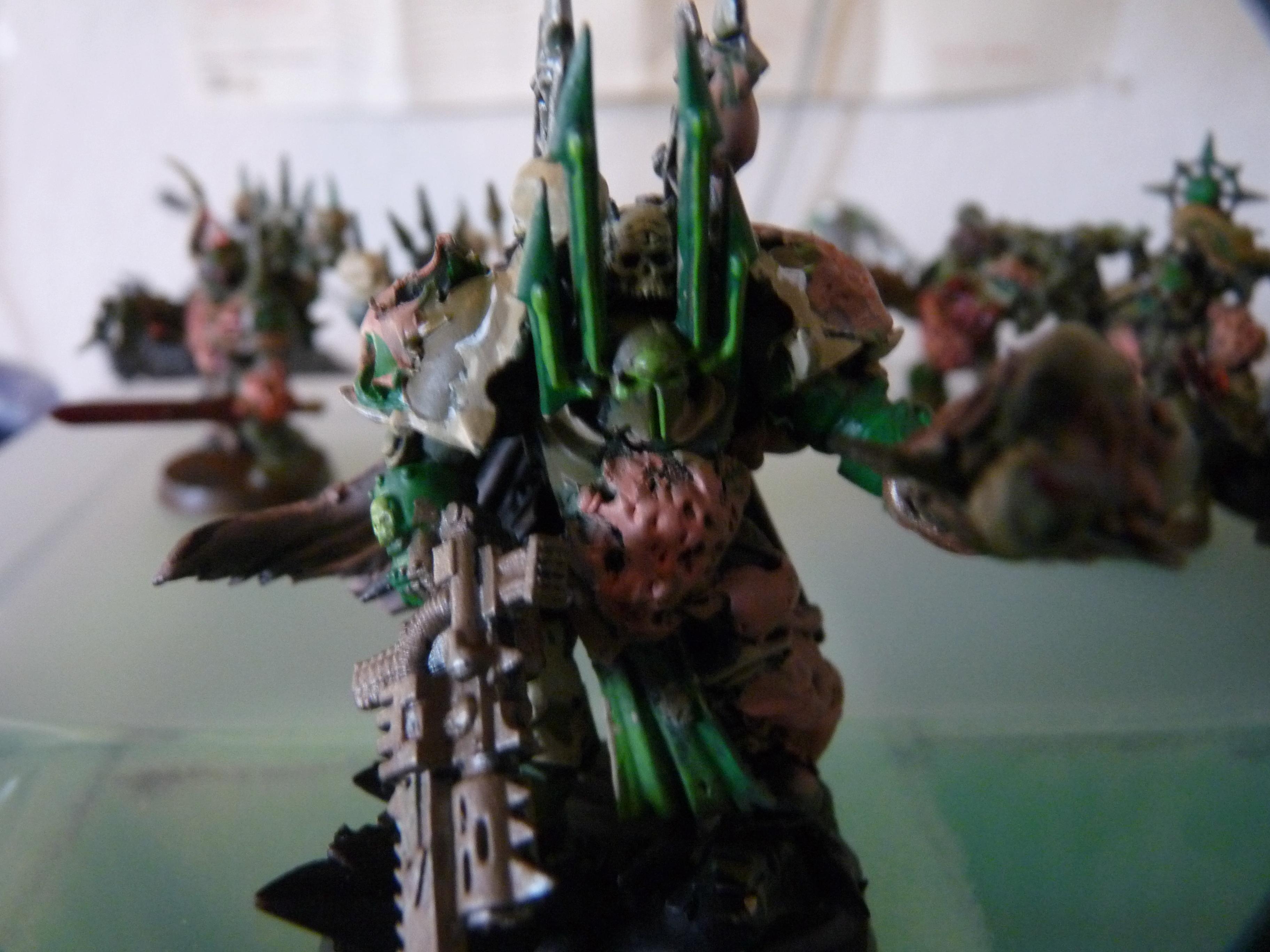 Chaos, Chaos Lord, Nurgle, Sorcerer, Terminator Armor