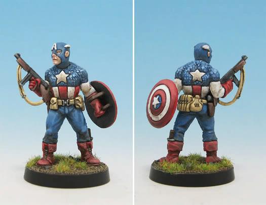 Captain America, Pulp, Super Hero, Weird Wwii