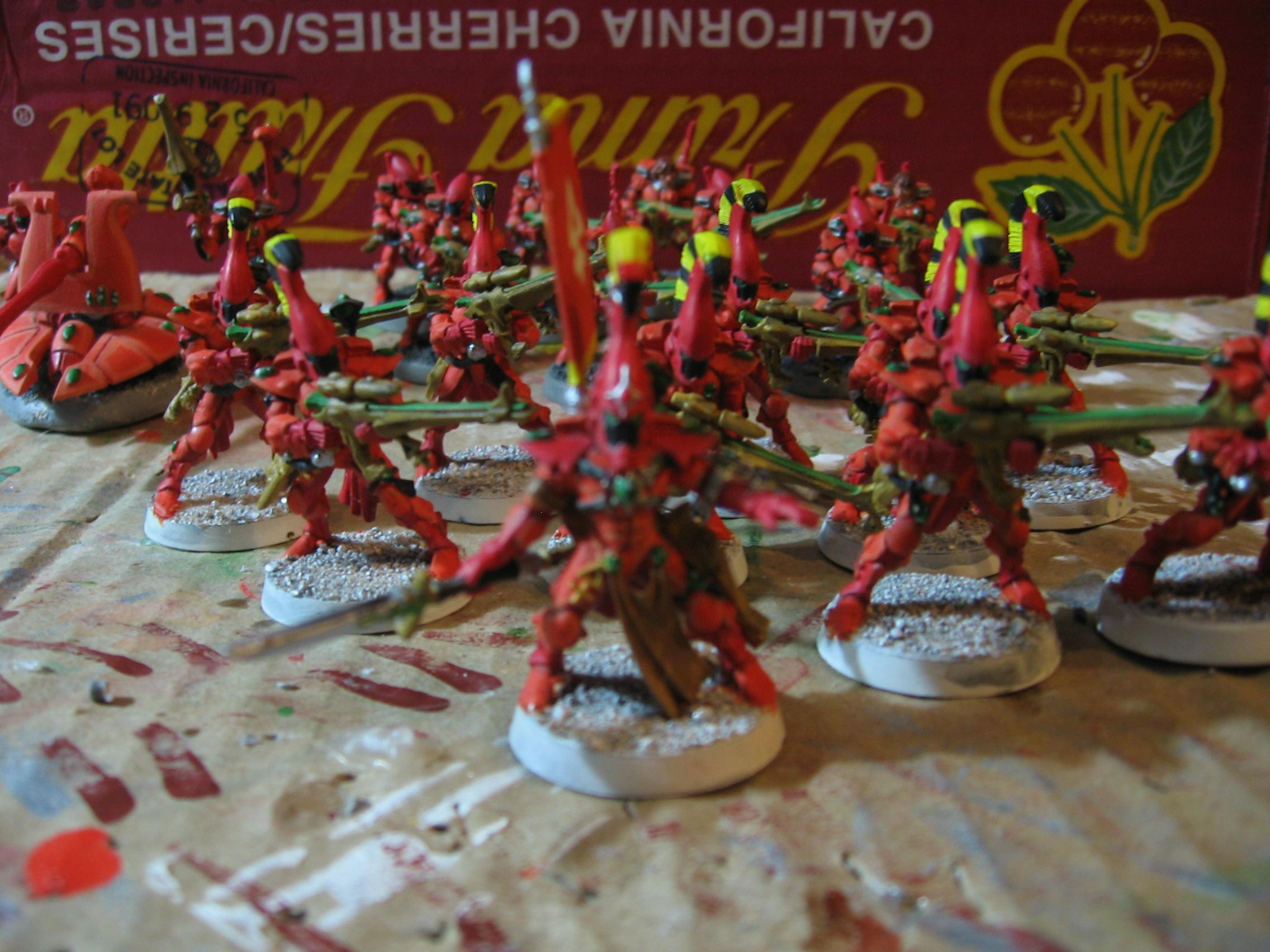 28mm, Eldar, Games Workshop, Guardians, Infantry, Science-fiction, Warhammer 40,000