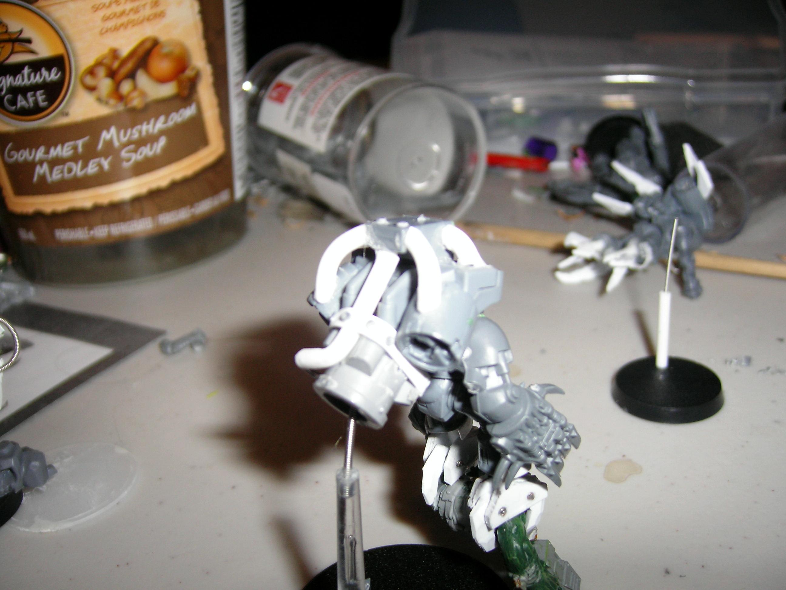 Chaos, Nurgle, Plasticard, Raptors, Work In Progress