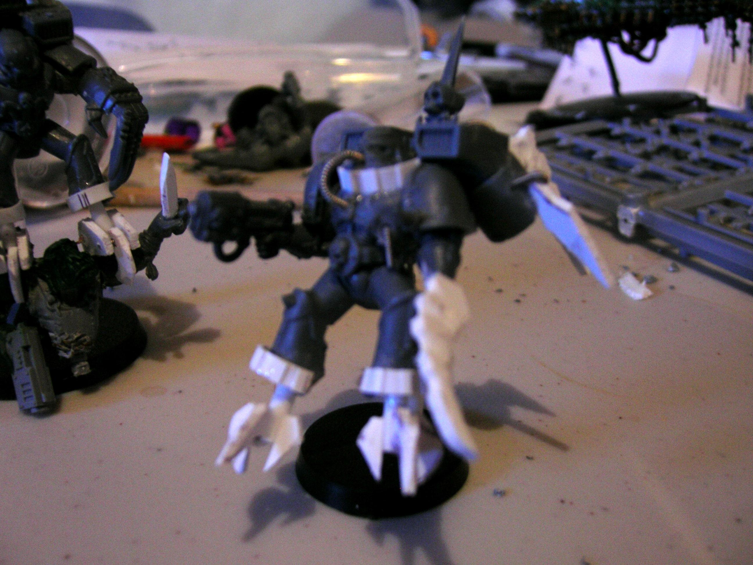 Chaos, Nurgle, Plasticard, Raptors, Work In Progress