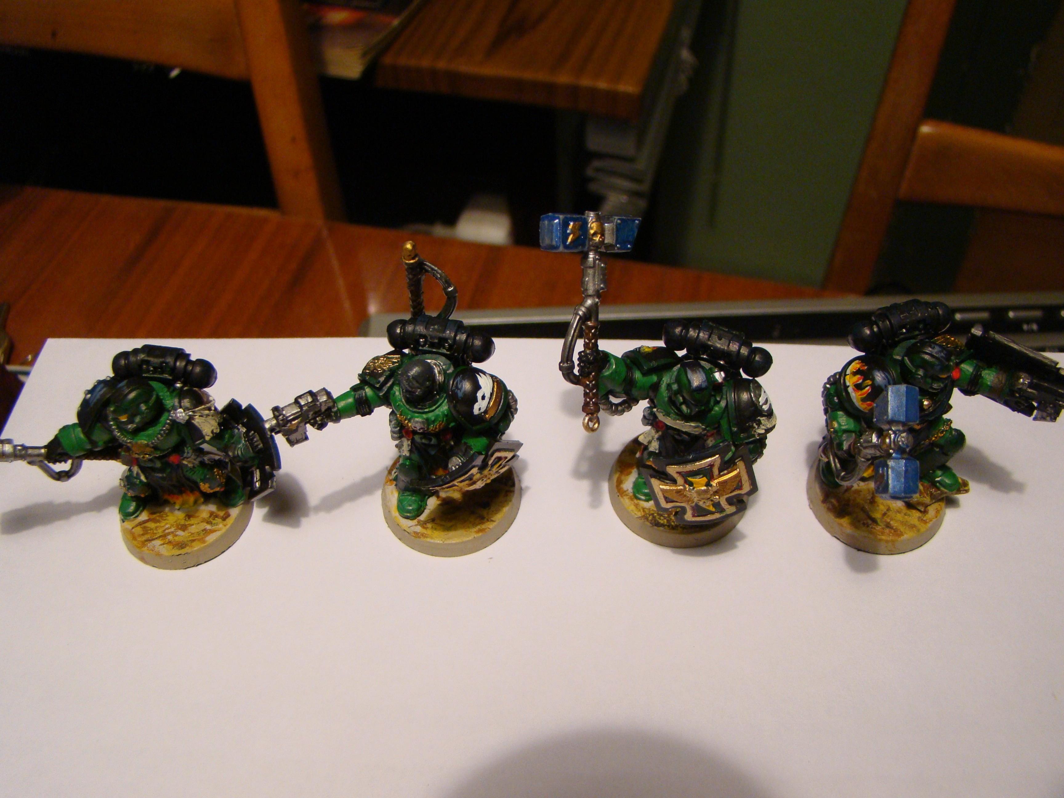 Command Squad, Salamanders, Space Marines, Warhammer 40,000