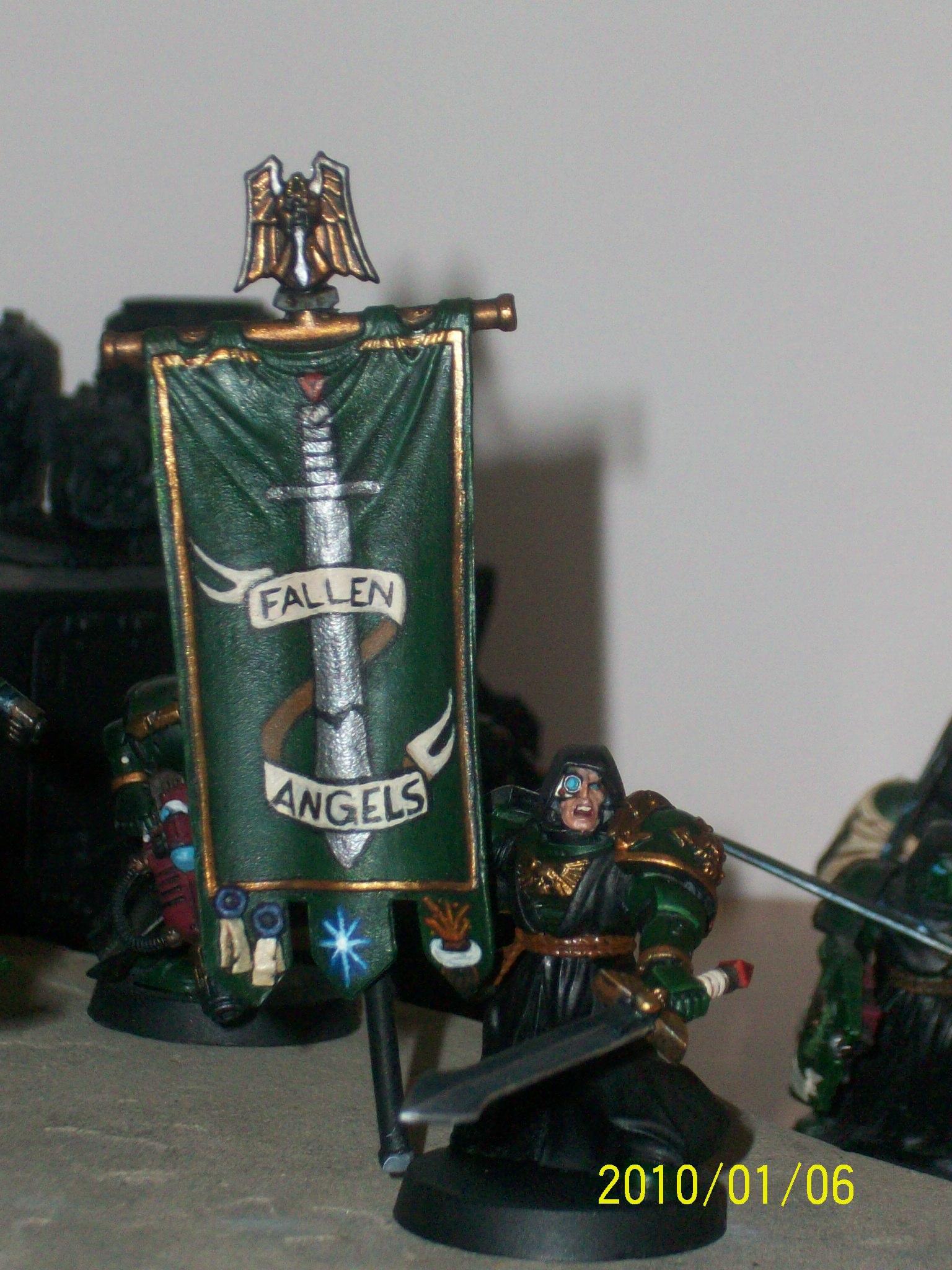 Angel, Banner, Fallen, Warhammer Fantasy