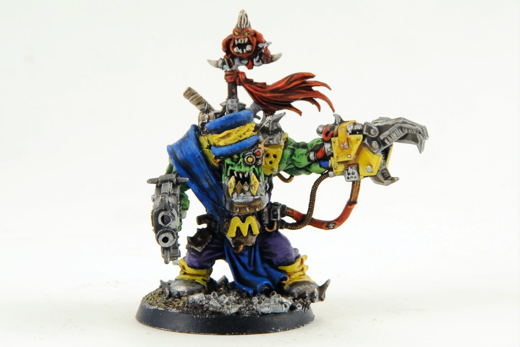 Corporate, Humor, Mascot, Ork Warboss Mayor Mcdonalds, Orks