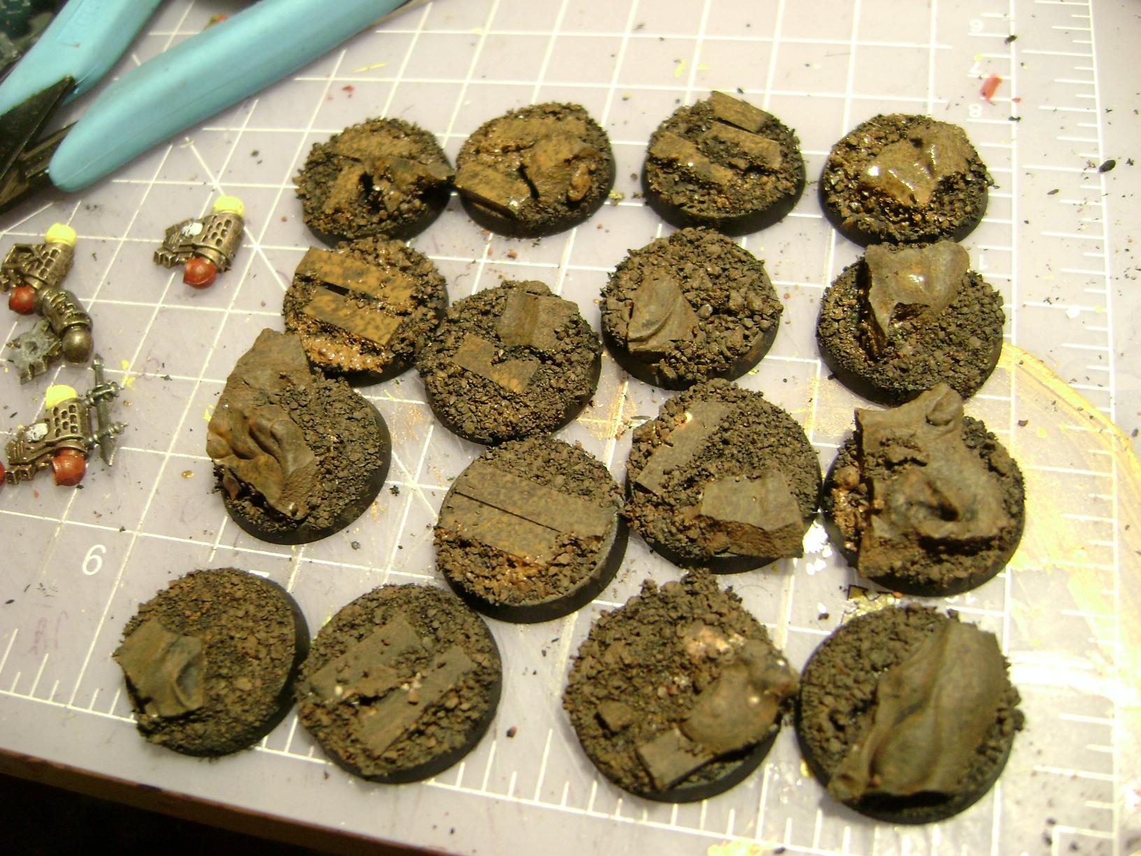Base, nutmegbrown dry brush