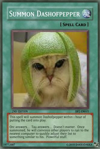 Cardstock, Dashofpepper, Summon, Yugioh
