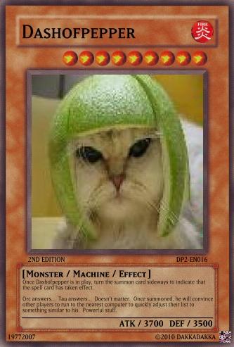 Cardstock, Dashofpepper, Monster, Summon, Yugioh