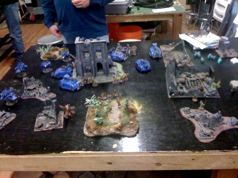 Battle Report, Chaos Daemons, Nurgle, Space Marines