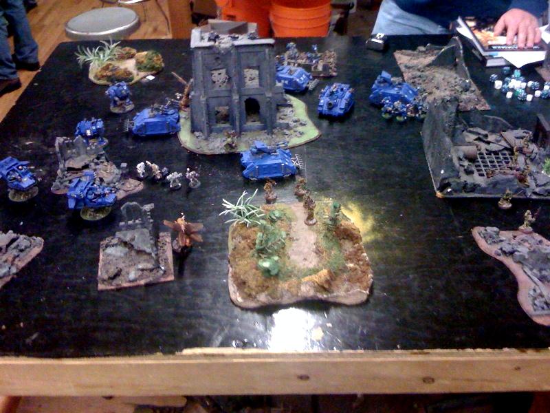 Battle Report, Chaos Daemons, Nurgle, Space Marines