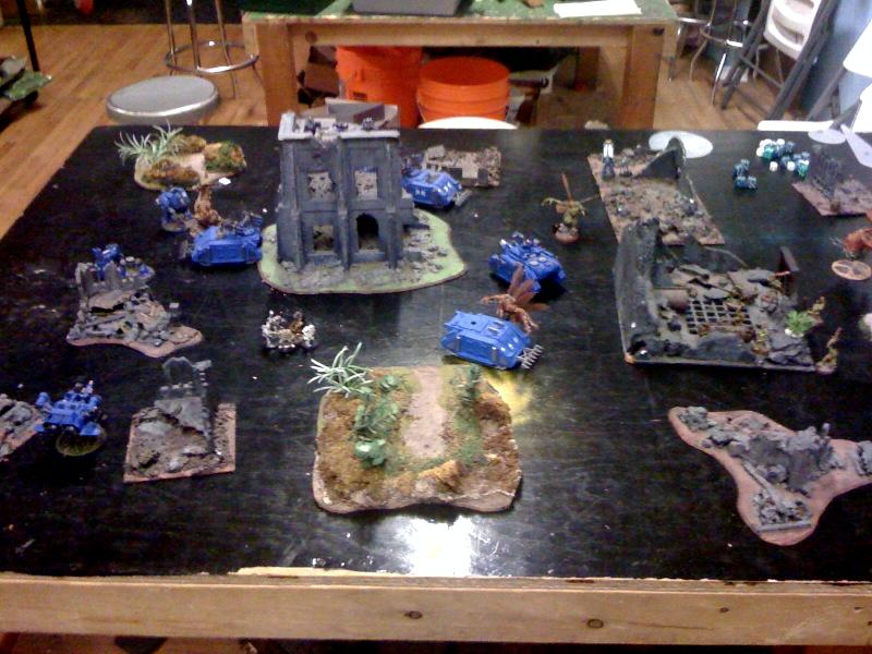Battle Report, Chaos Daemons, Nurgle, Space Marines