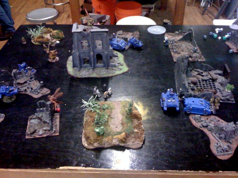Battle Report, Chaos Daemons, Nurgle, Space Marines
