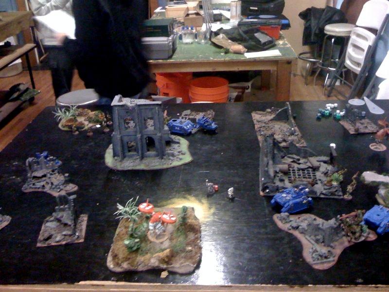 Battle Report, Chaos Daemons, Nurgle, Space Marines